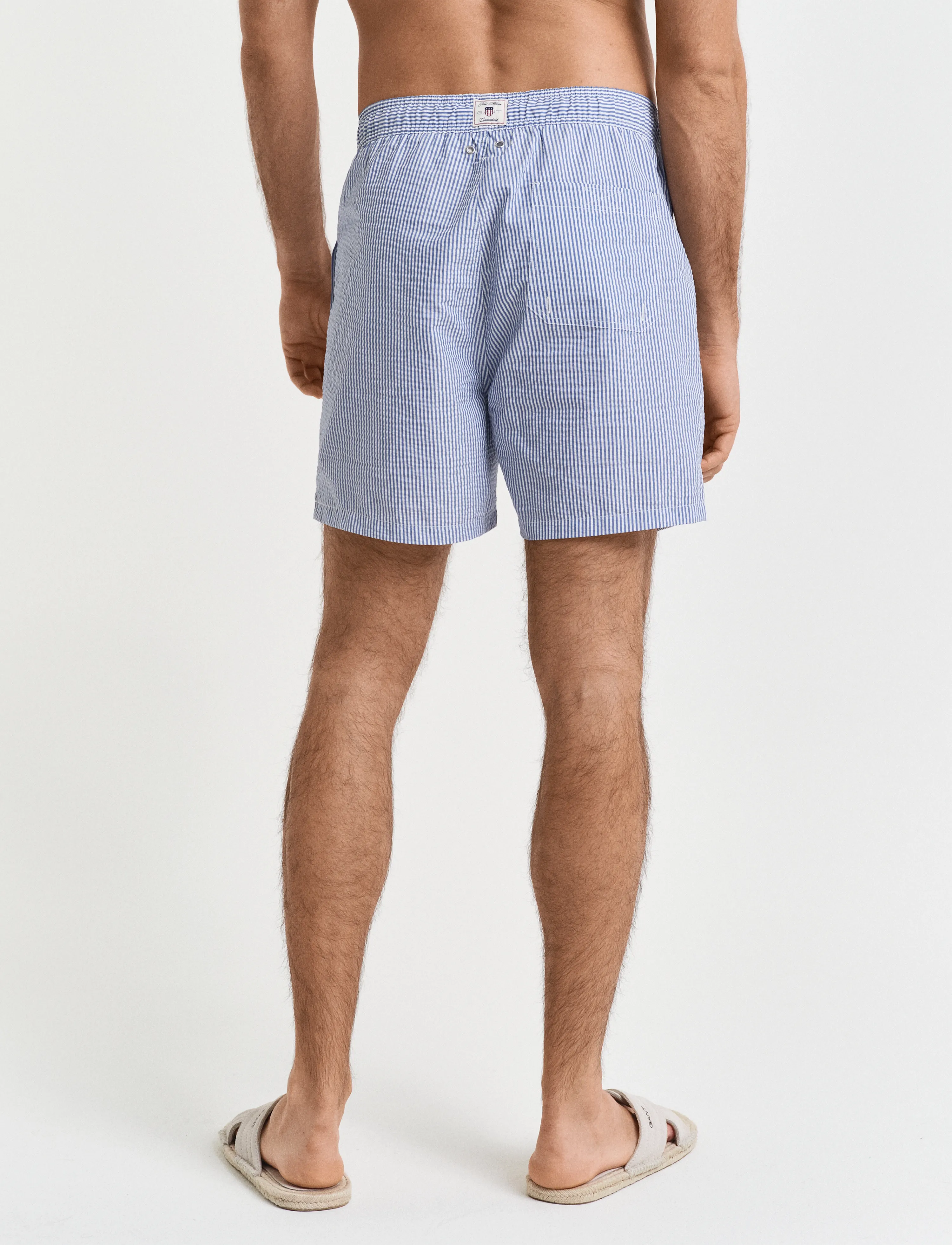 Gant - SEERSUCKER SWIM SHORTS - rich blue - 2