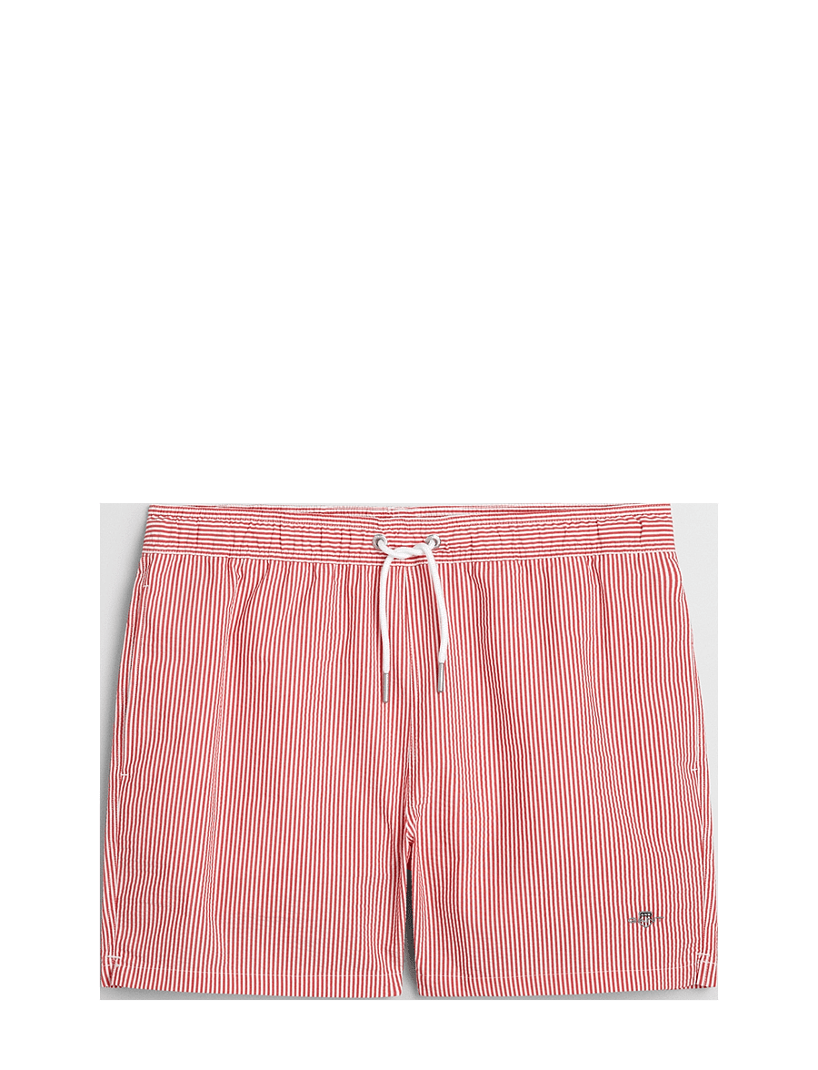 Gant - SEERSUCKER SWIM SHORTS - ruby red - 1