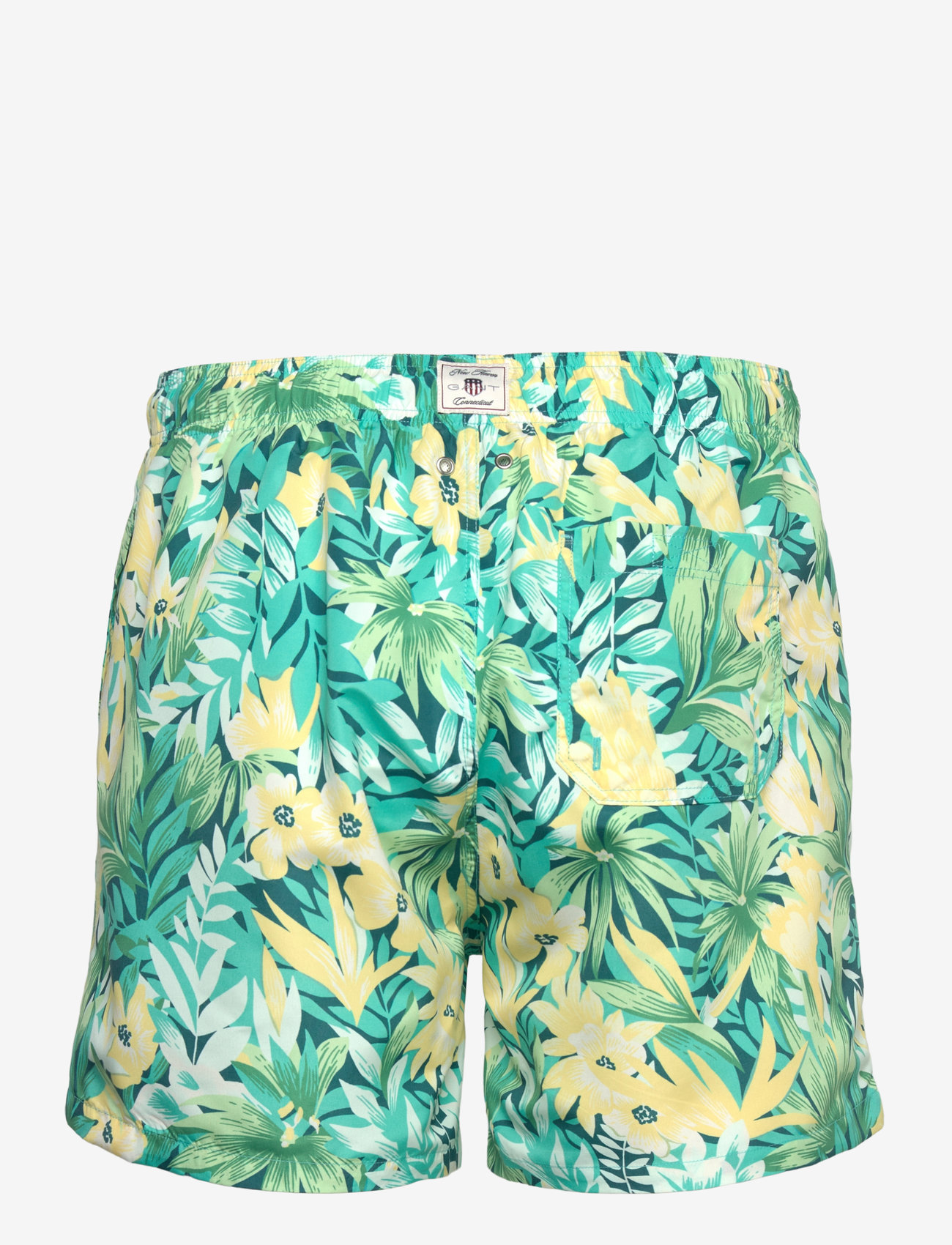 GANT - FLORAL PRINT SWIM SHORTS - badbyxor - tropic blue - 1