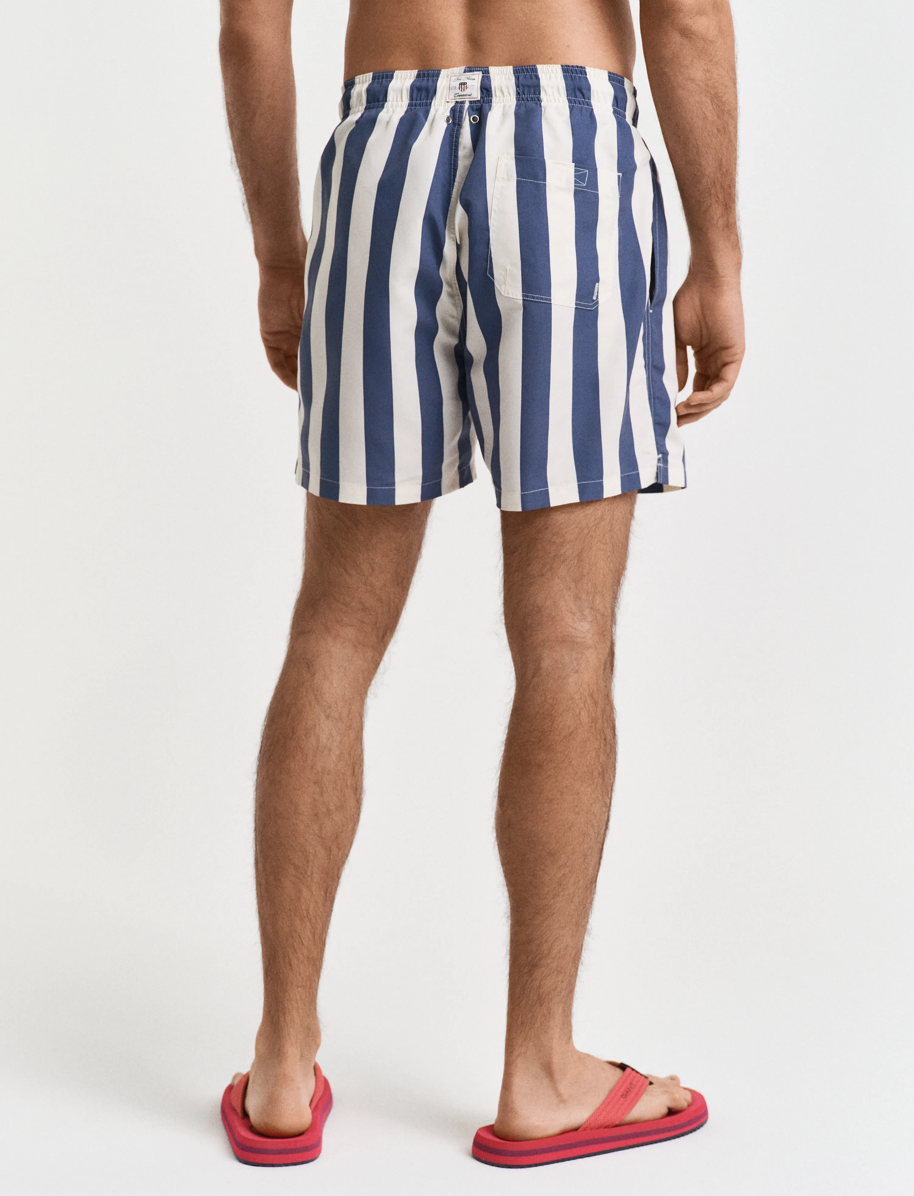 GANT - BLOCK STRIPE SWIM SHORTS - dusty navy - 2