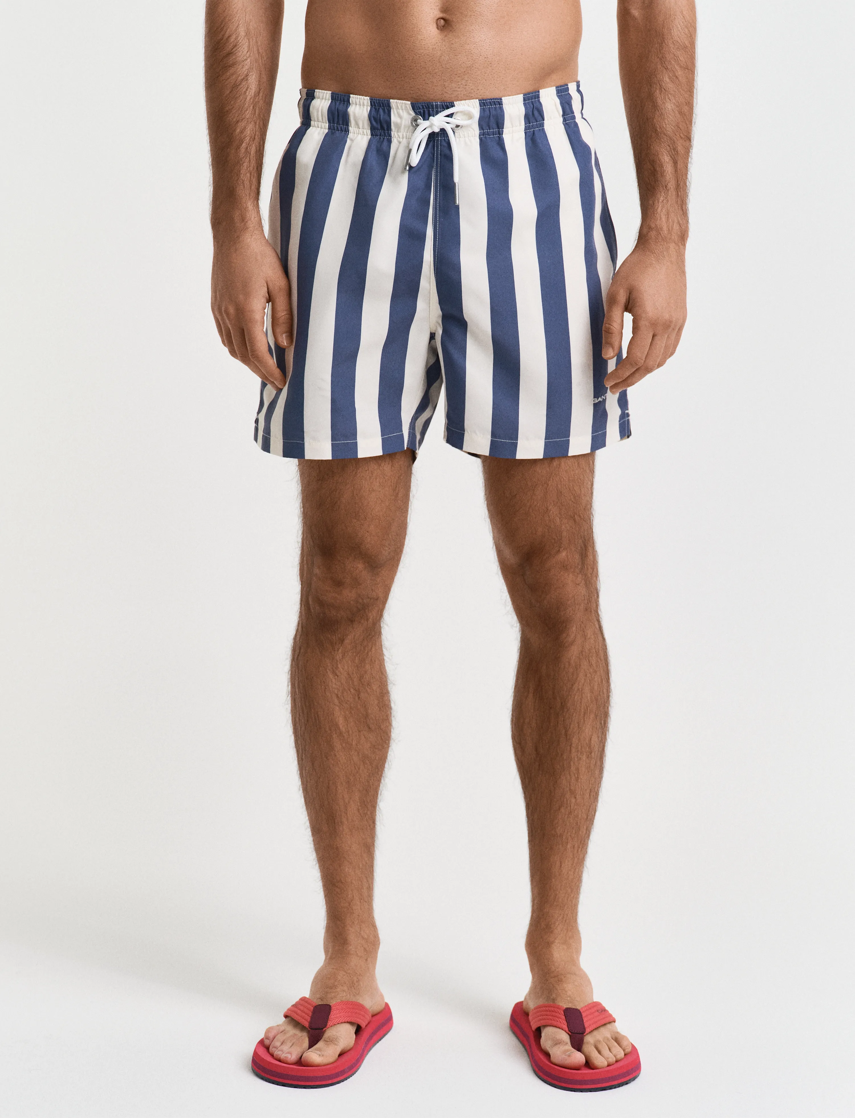 GANT - BLOCK STRIPE SWIM SHORTS - dusty navy - 3