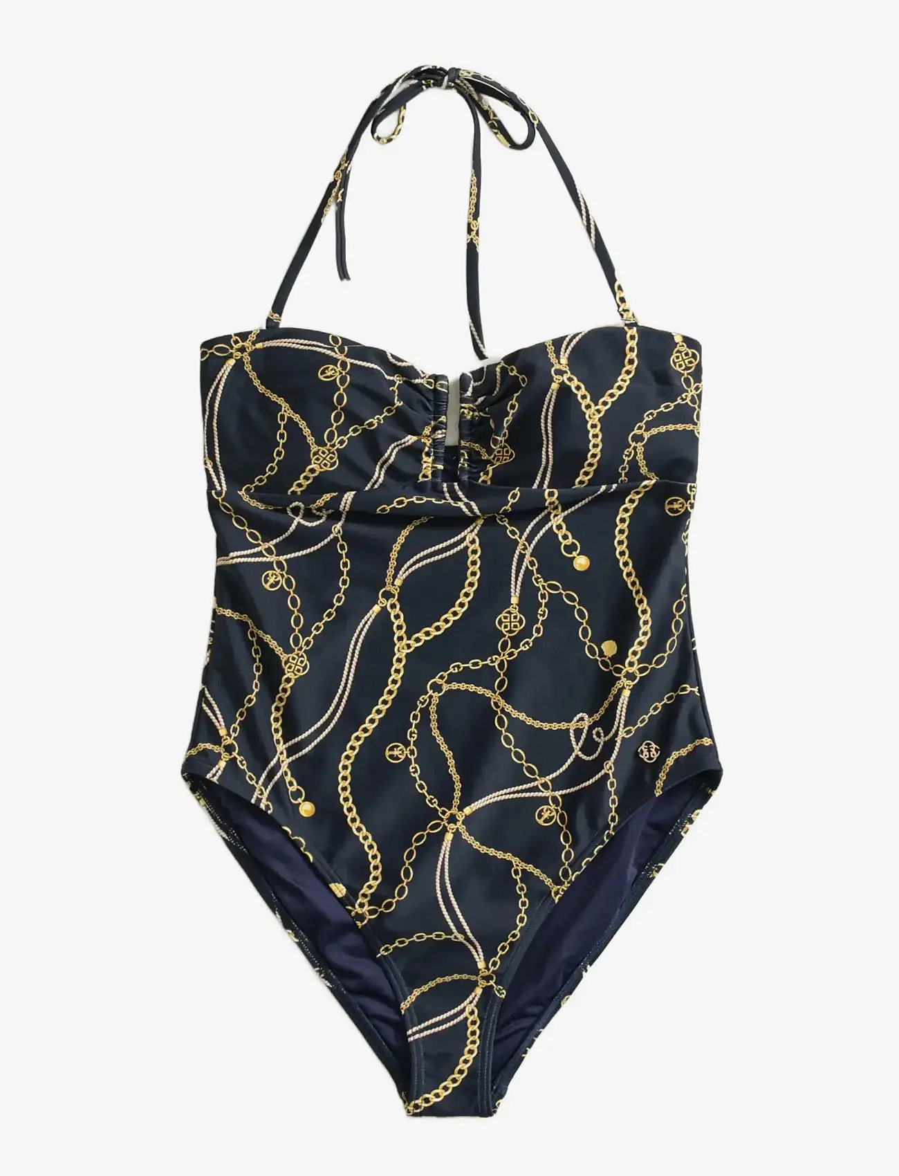 Gant - PRINTED PADDED SWIMSUIT - badeanzüge - evening blue - 1