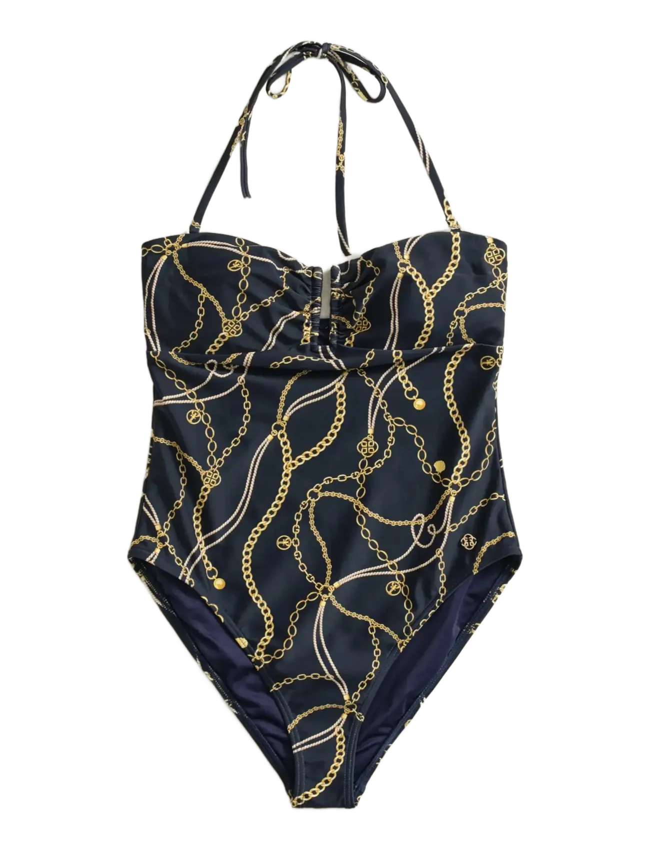 GANT PRINTED PADDED SWIMSUIT - GANT - EVENING BLUE / navy