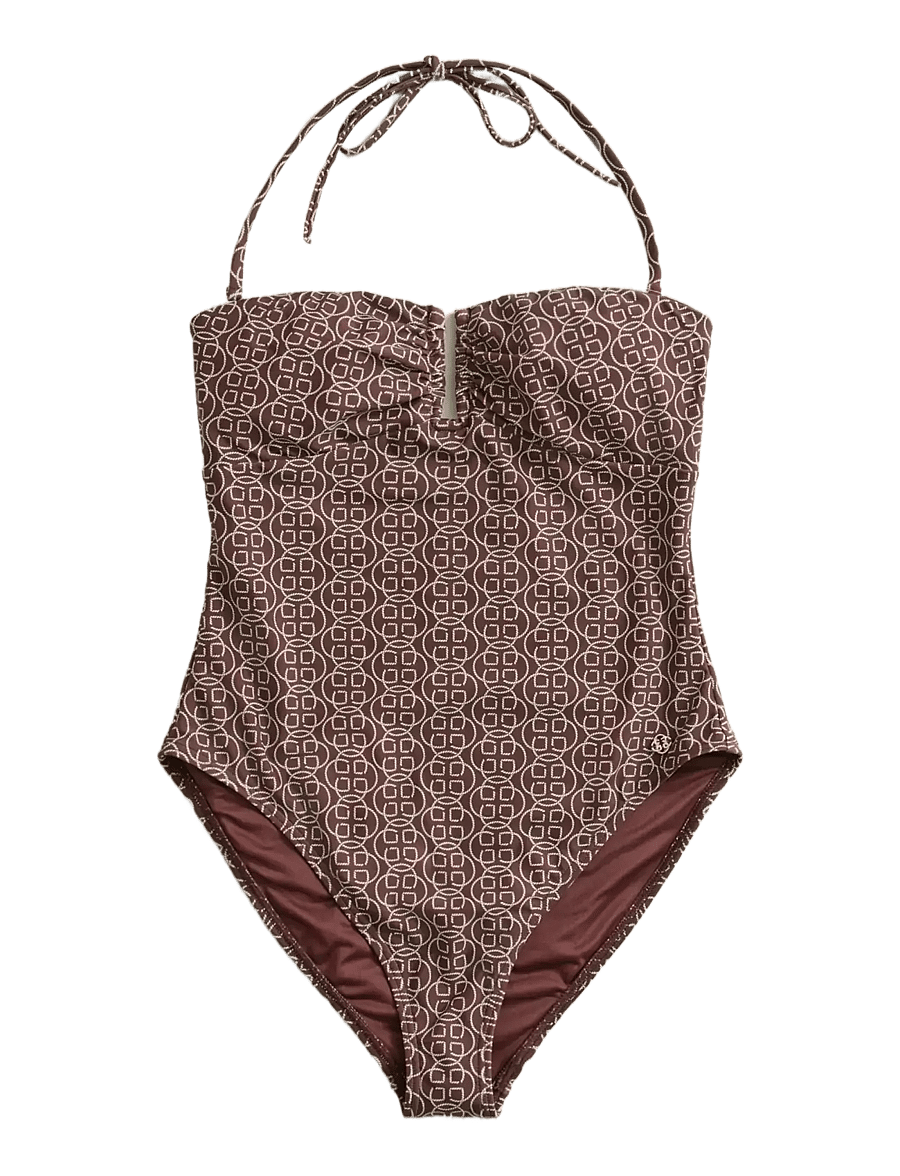 Gant - PRINTED PADDED SWIMSUIT - badeanzüge - fresh soil - 1
