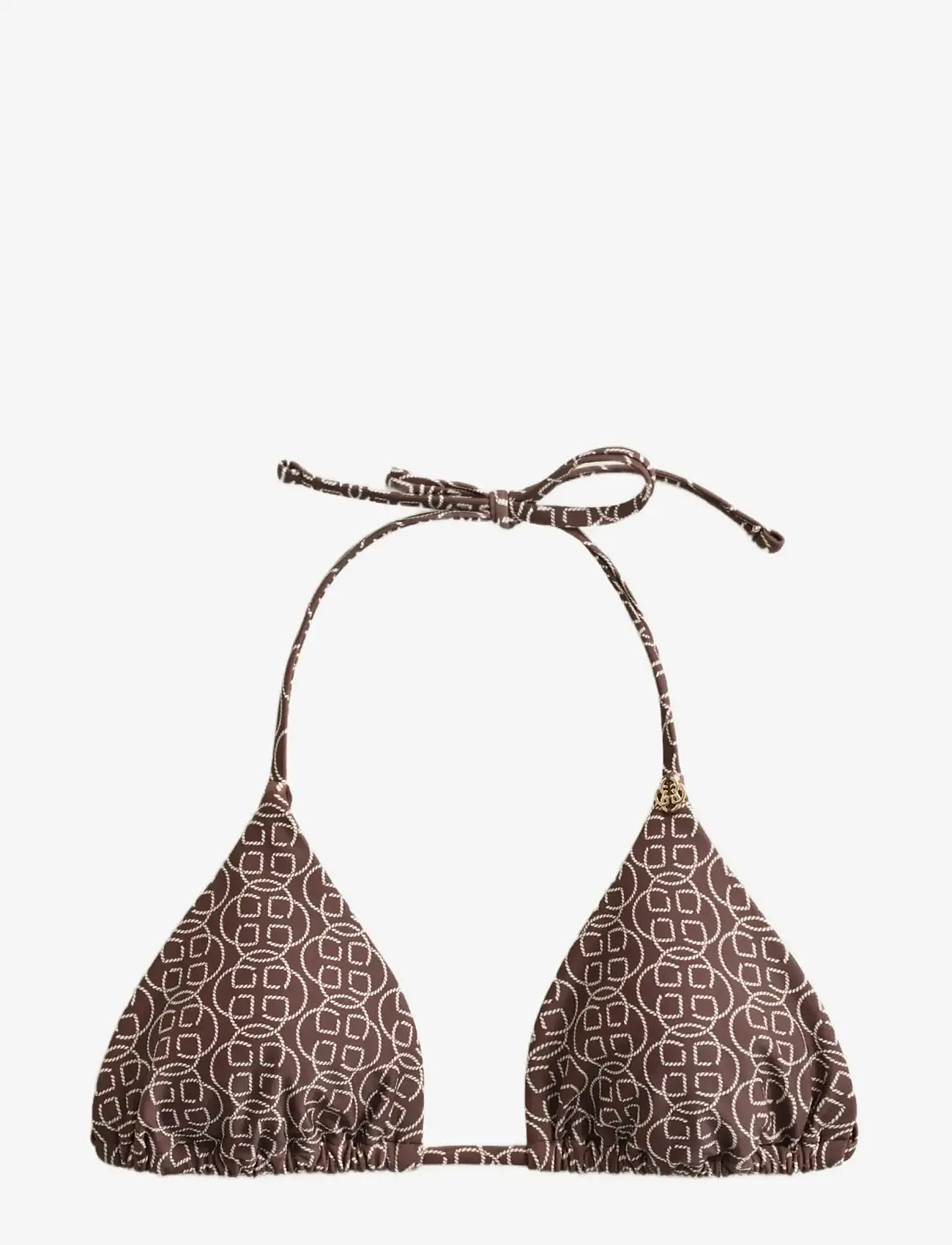 Gant - PRINTED PADDED TRIANGLE TOP - fresh soil - 1