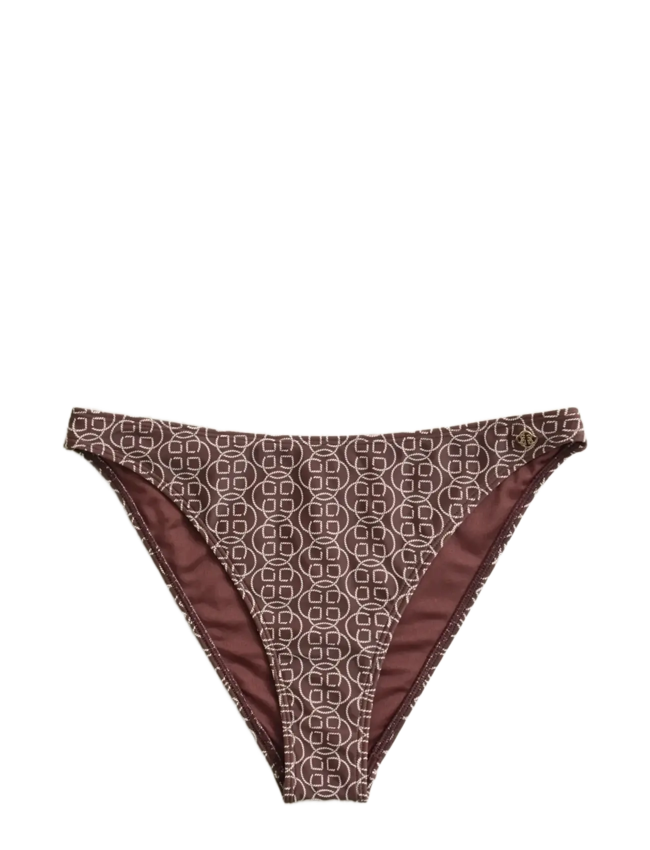 Gant MONOGRAM PRINT BIKINI HIPSTER - Bademode - FRESH SOIL / brown