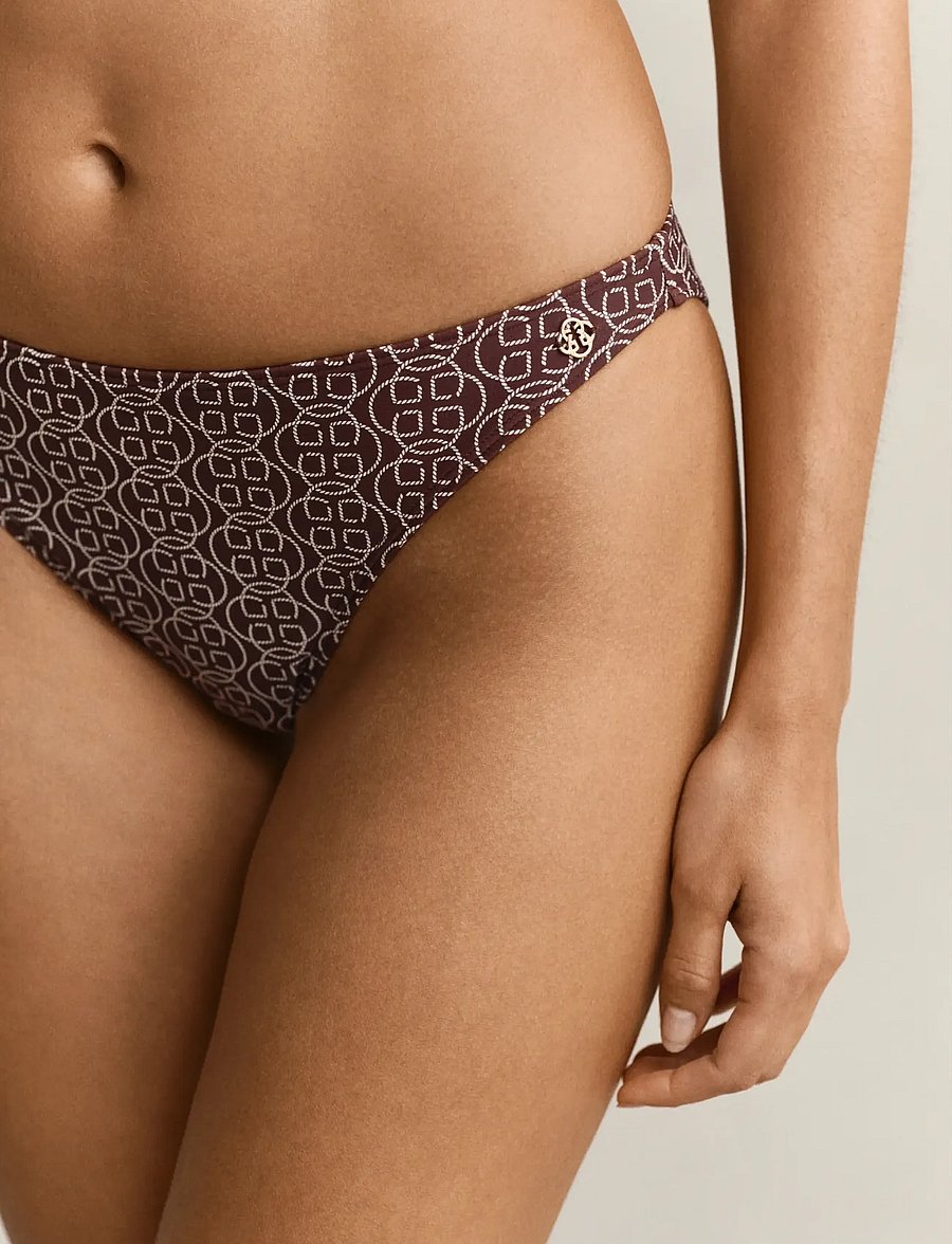 Gant - MONOGRAM PRINT BIKINI HIPSTER - bikinialaosat - fresh soil - 3