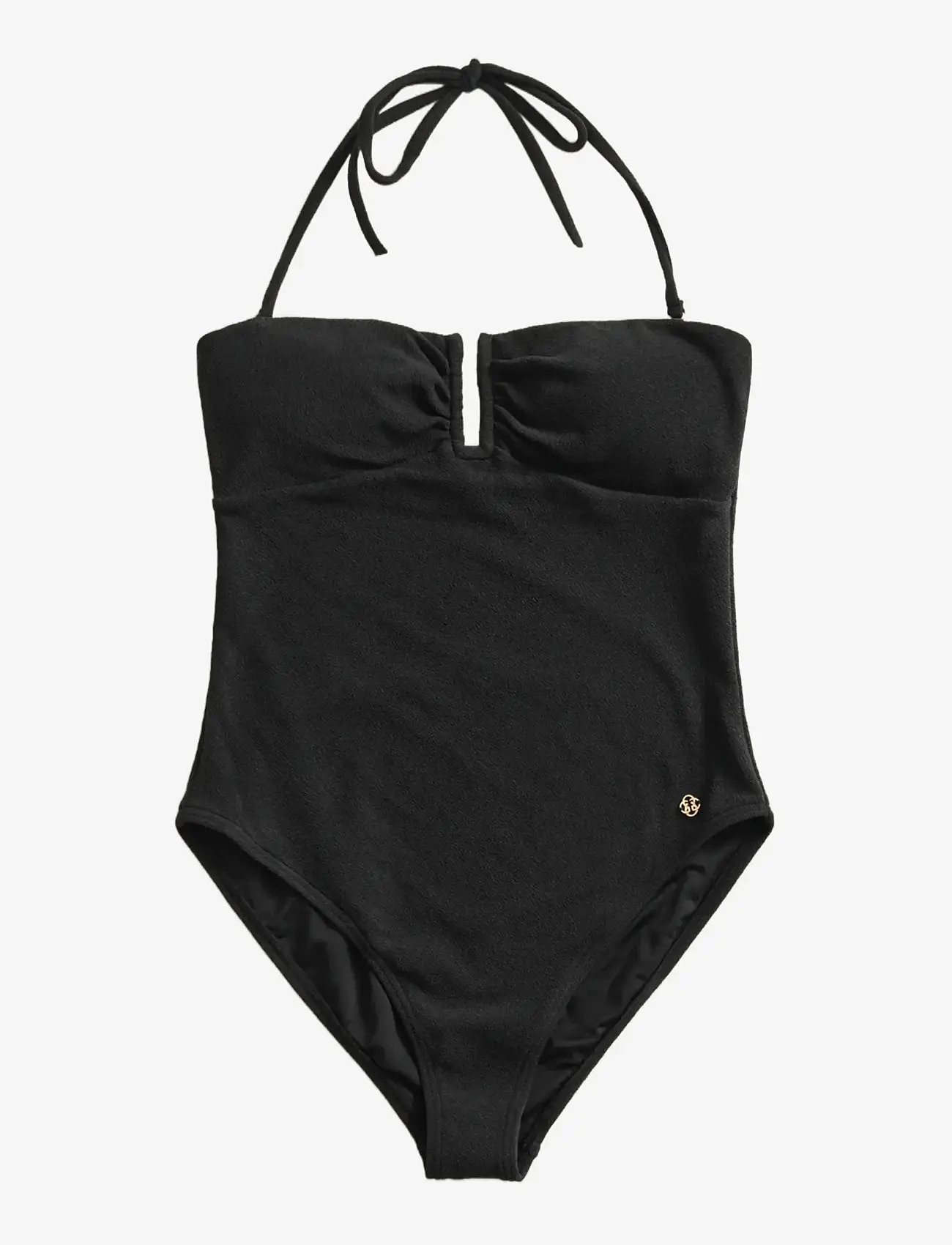 Gant - CRINKLE SWIMSUIT - badedragter - black - 1