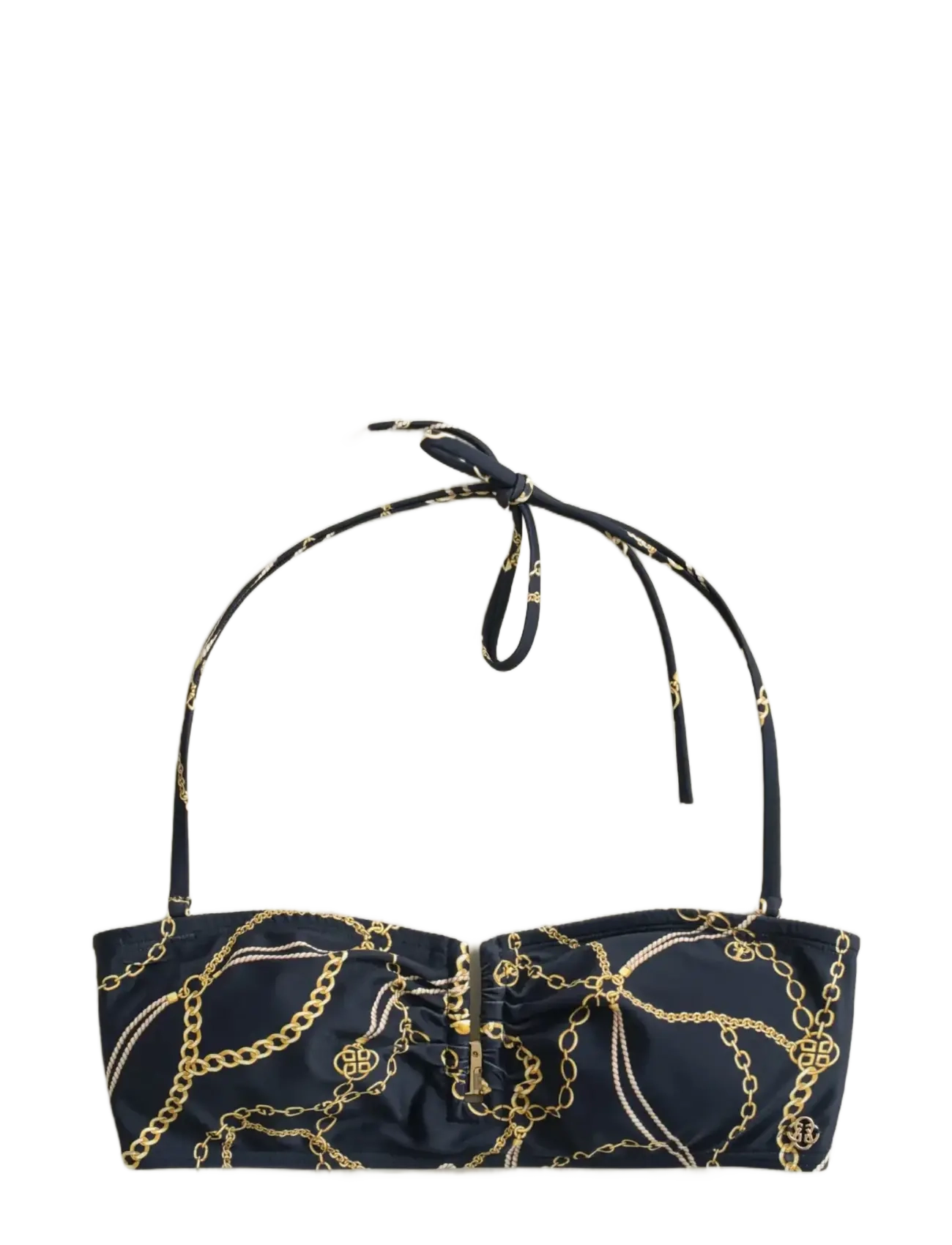 GANT Chain Print Bandeau Navy - XS - Damen