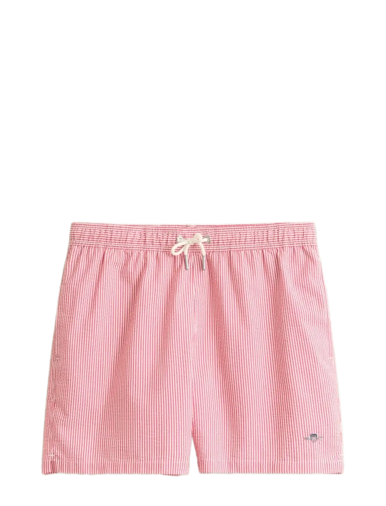 Gant STRIPED SEERSUCKER SWIM SHORTS - Badebukser - ROSE RED / red