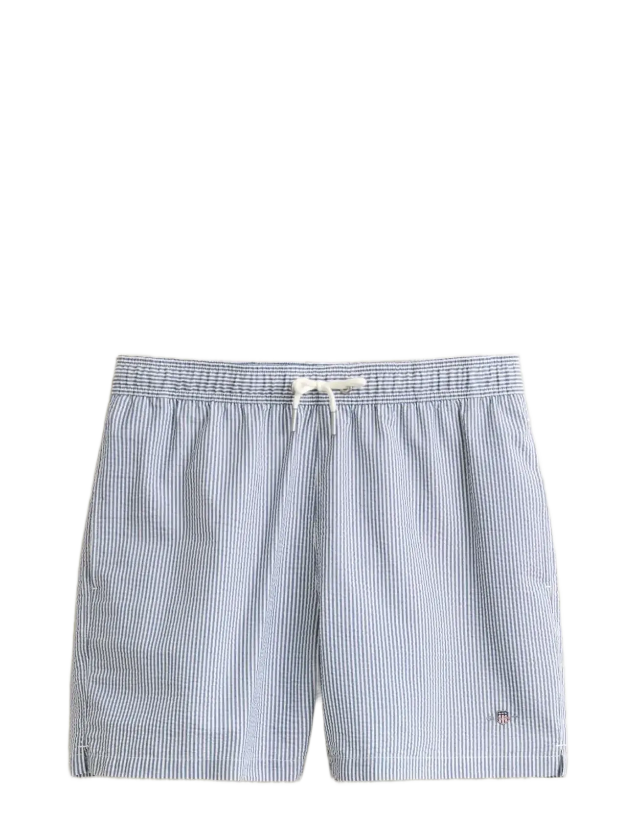 Gant - Striped Seersucker Swim Shorts