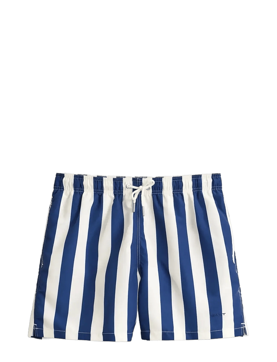Gant - BLOCK STRIPED SWIM SHORTS - badeshorts - rich navy - 1