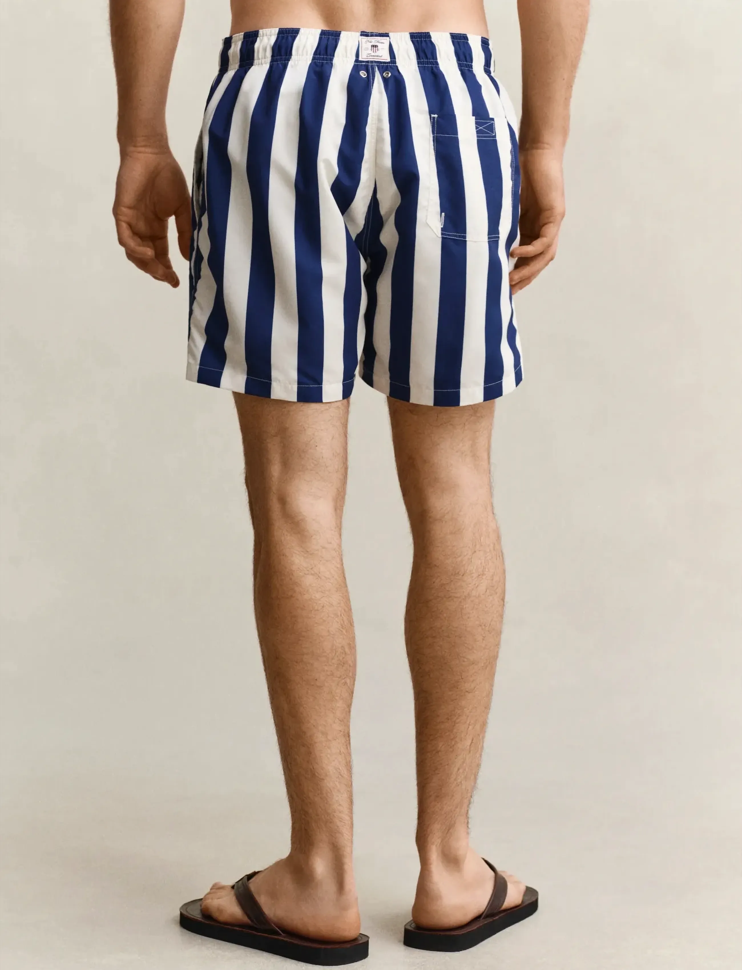 Gant - BLOCK STRIPED SWIM SHORTS - badeshorts - rich navy - 2