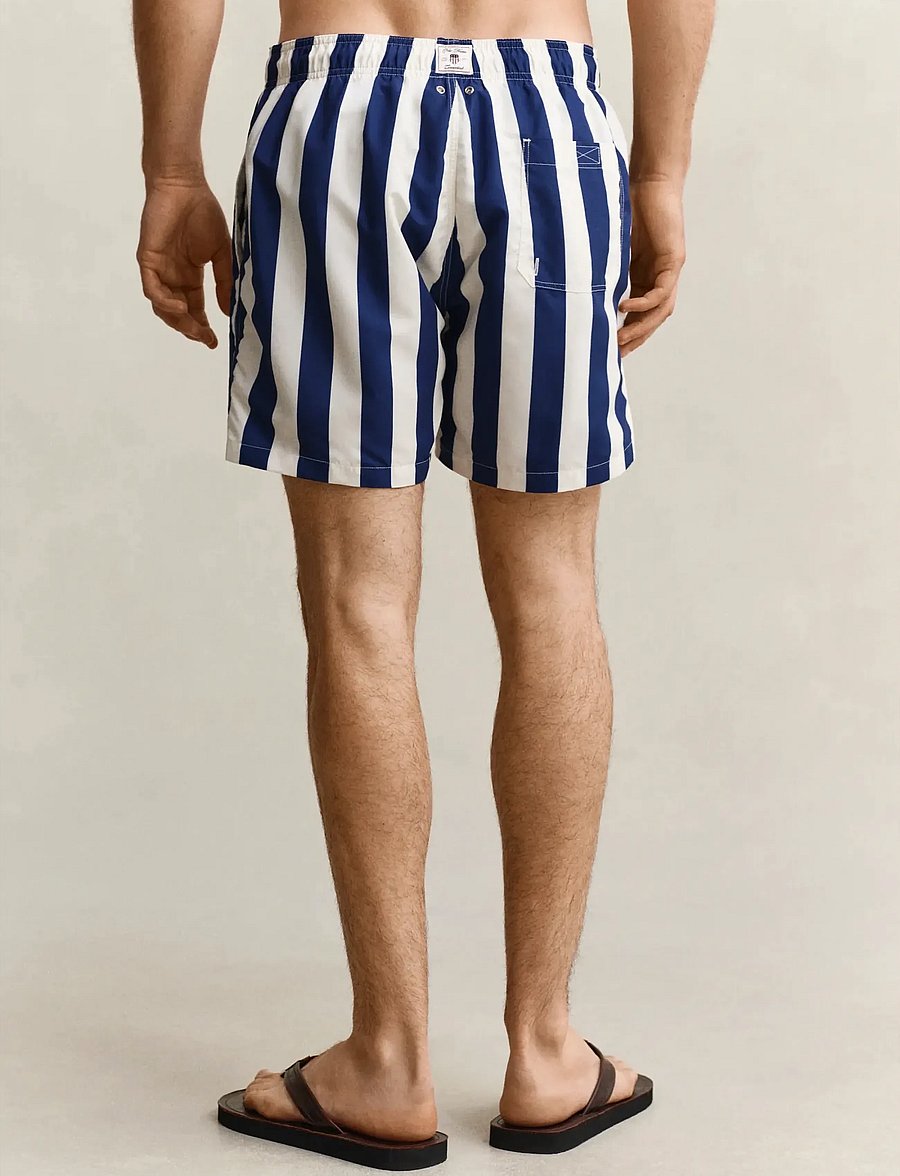 Gant - BLOCK STRIPED SWIM SHORTS - badeshorts - rich navy - 2