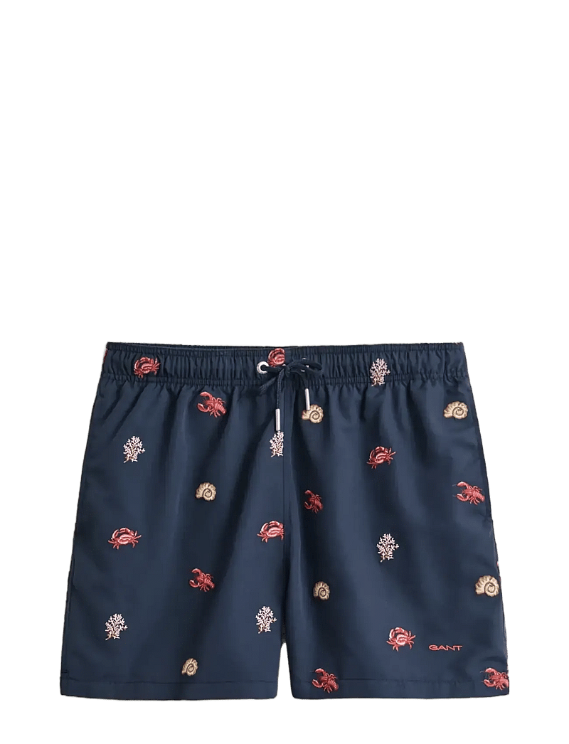 GANT - LOBSTER EMBROIDERY SWIM SHORTS - badshorts - marine - 1