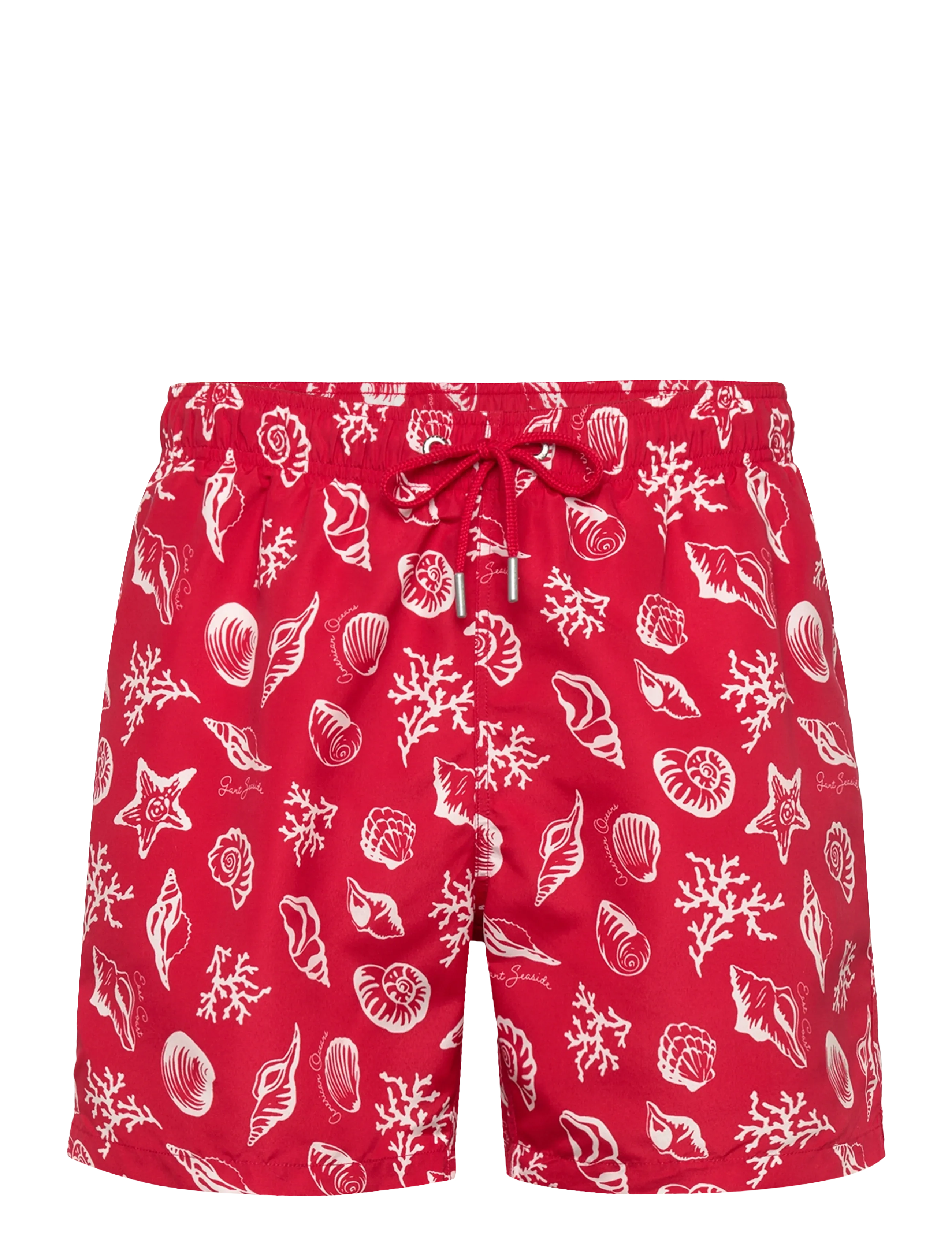 Gant SEASHELLS PRINT SWIM SHORTS - Bademode - ROSE RED / red