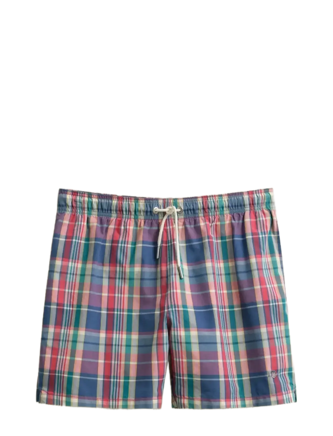 GANT MADRAS CHECK SWIM SHORTS - Badshorts - ROSE RED / multi