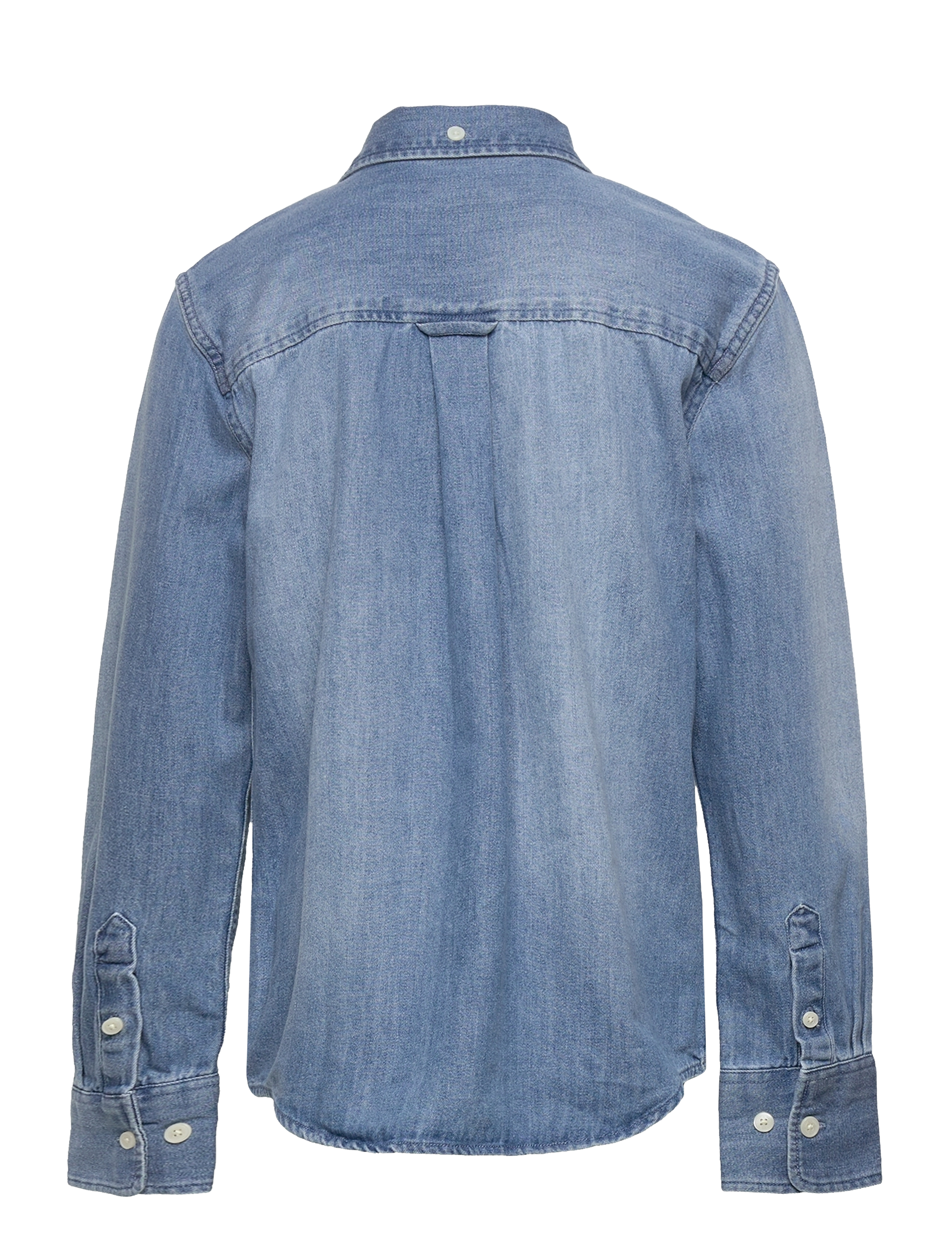 GANT - D1. INDIGO RETRO SHIELD SHIRT - mid blue - 1