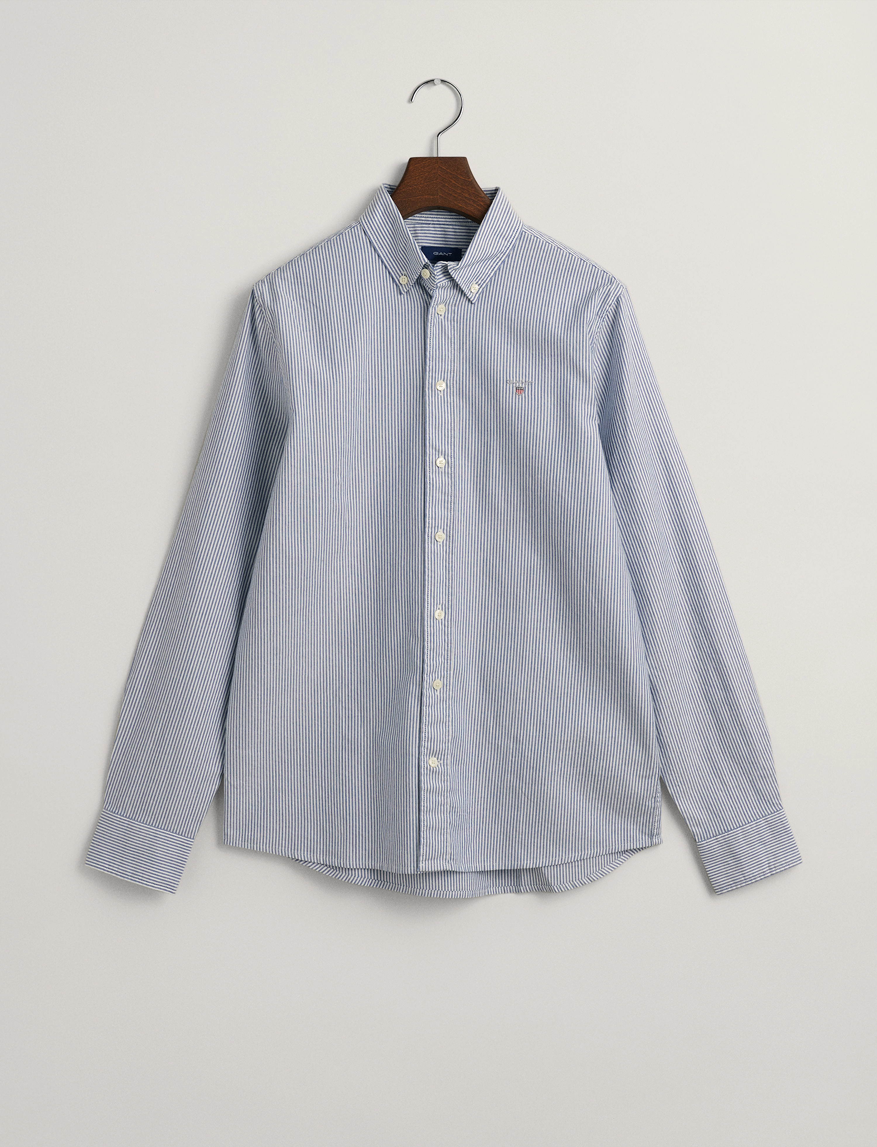 GANT - OXFORD STRIPE SHIRT - college blue - 2
