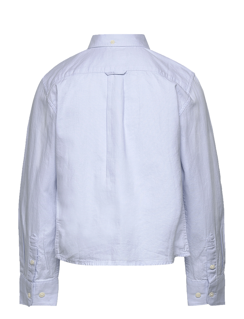 GANT - SHIELD OXFORD BD SHIRT - långärmade skjortor - capri blue - 2