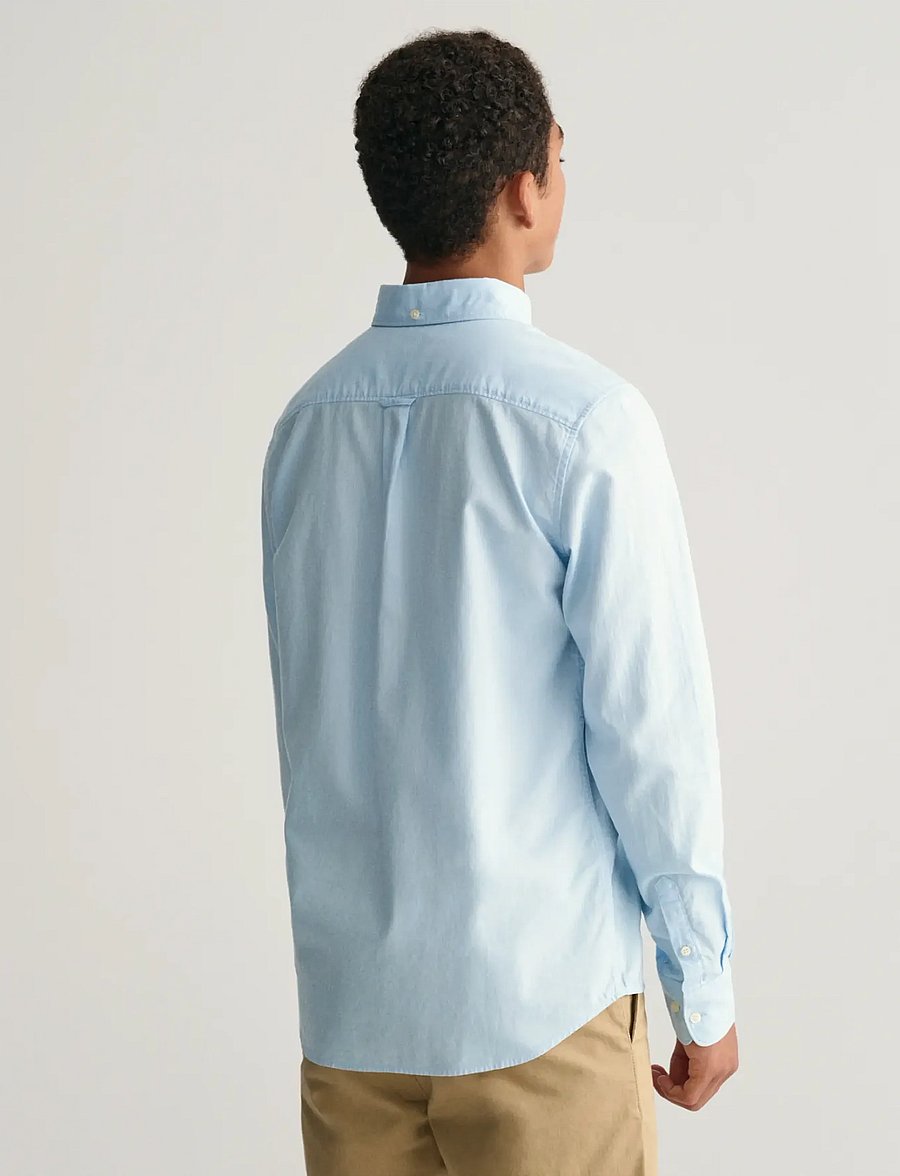 Gant - SHIELD OXFORD BD SHIRT - marškiniai ilgomis rankovėmis - capri blue - 3