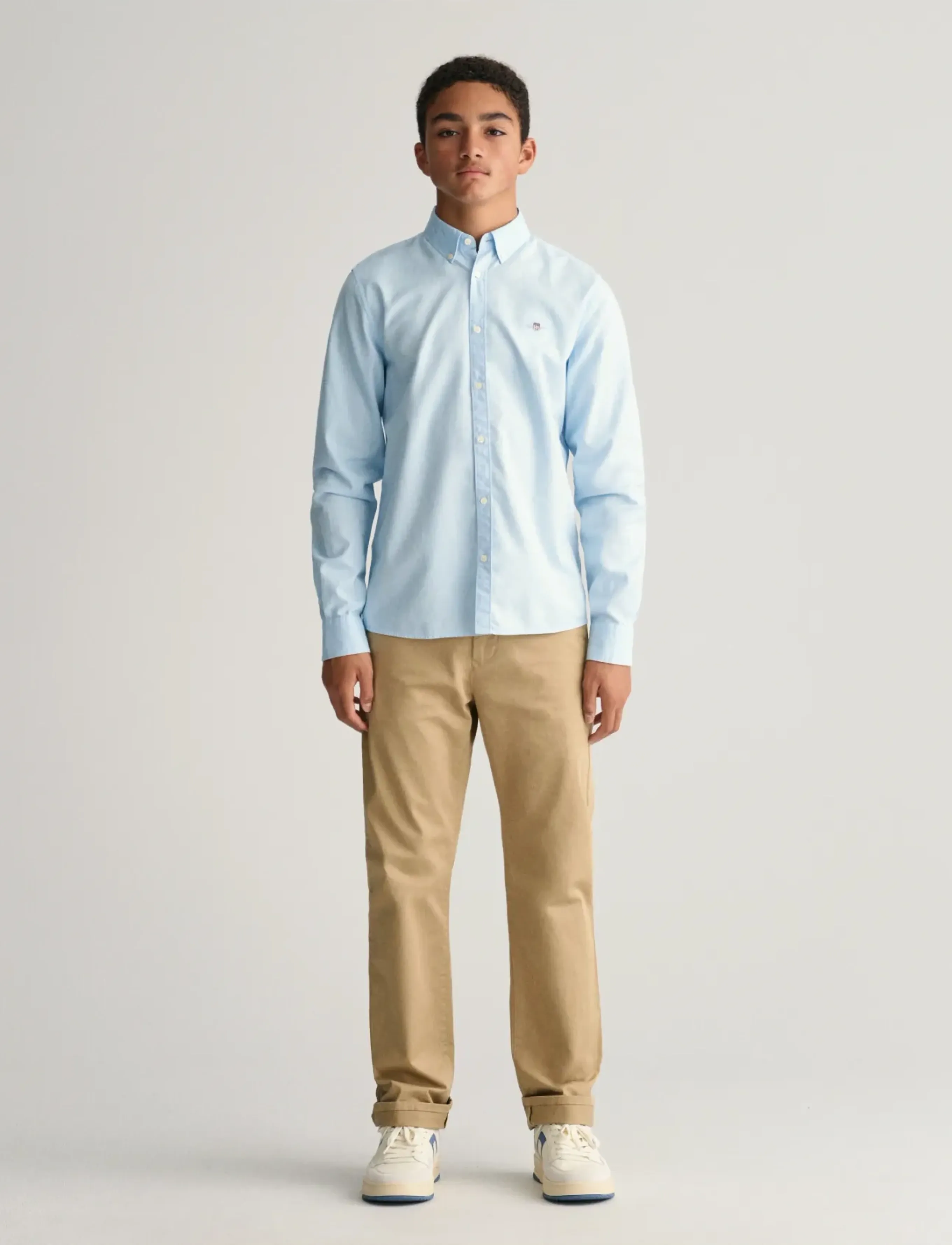 Gant - SHIELD OXFORD BD SHIRT - pikkade varrukatega särgid - capri blue - 5