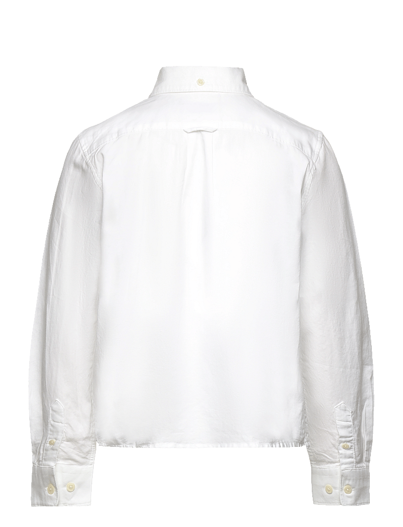 GANT - SHIELD OXFORD BD SHIRT - langärmlige hemden - white - 2