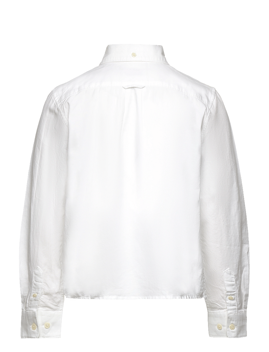 Gant - SHIELD OXFORD BD SHIRT - marškiniai ilgomis rankovėmis - white - 2