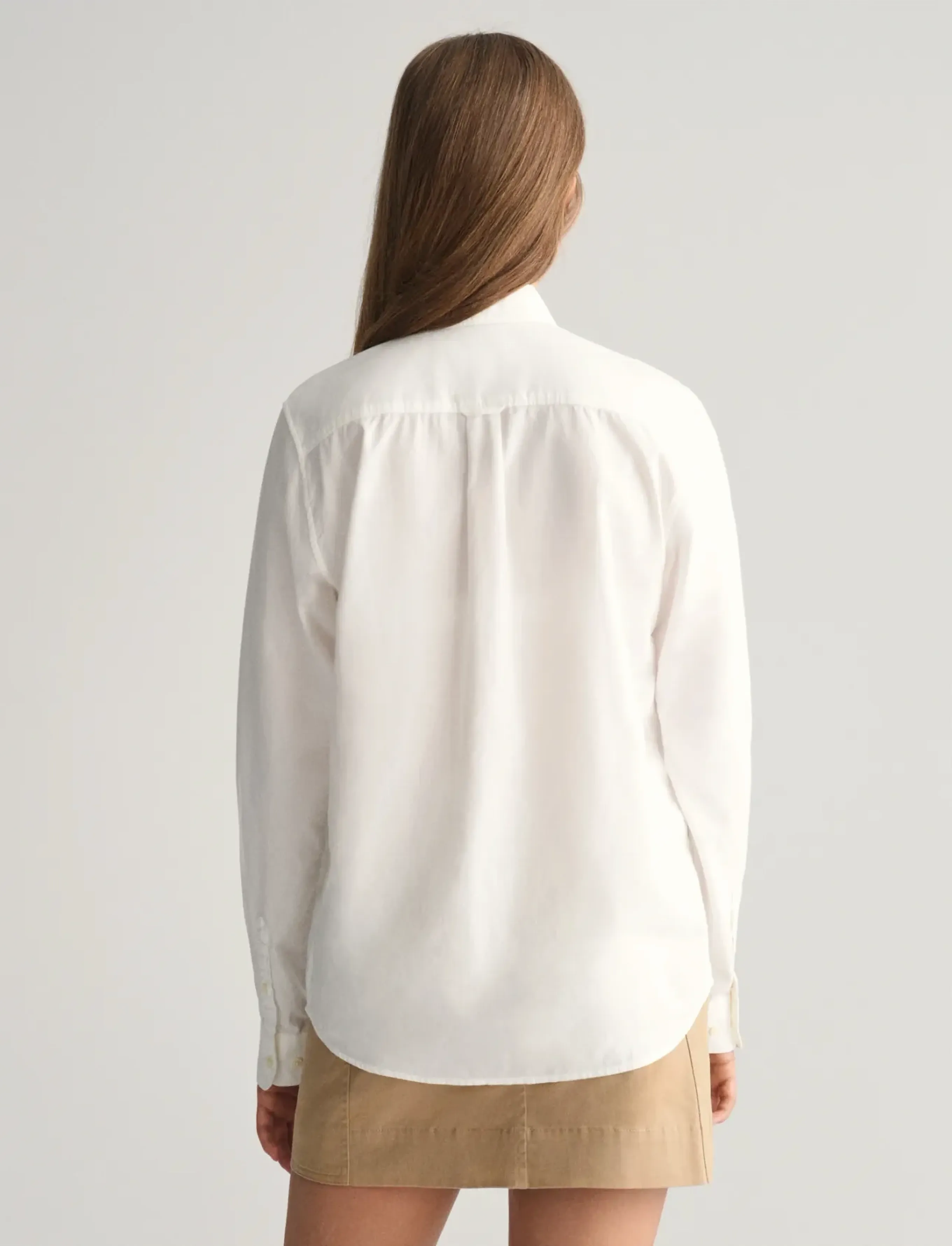 Gant - SHIELD OXFORD BD SHIRT - skjorter - white - 3