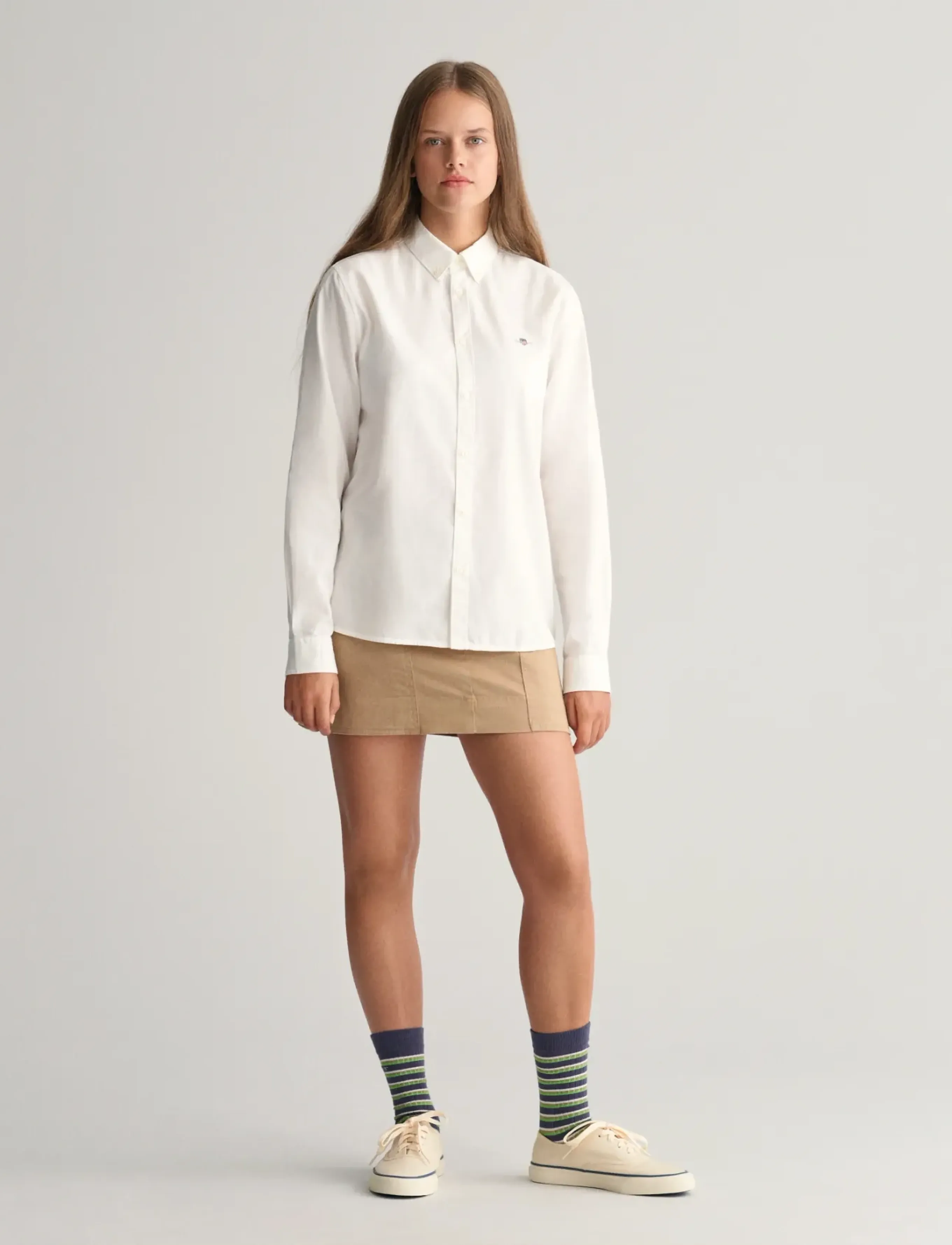 Gant - SHIELD OXFORD BD SHIRT - skjorter - white - 5