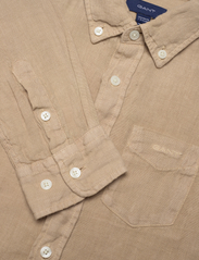 GANT - LINEN LS BD SHIRT - marškiniai ilgomis rankovėmis - dry sand - 2