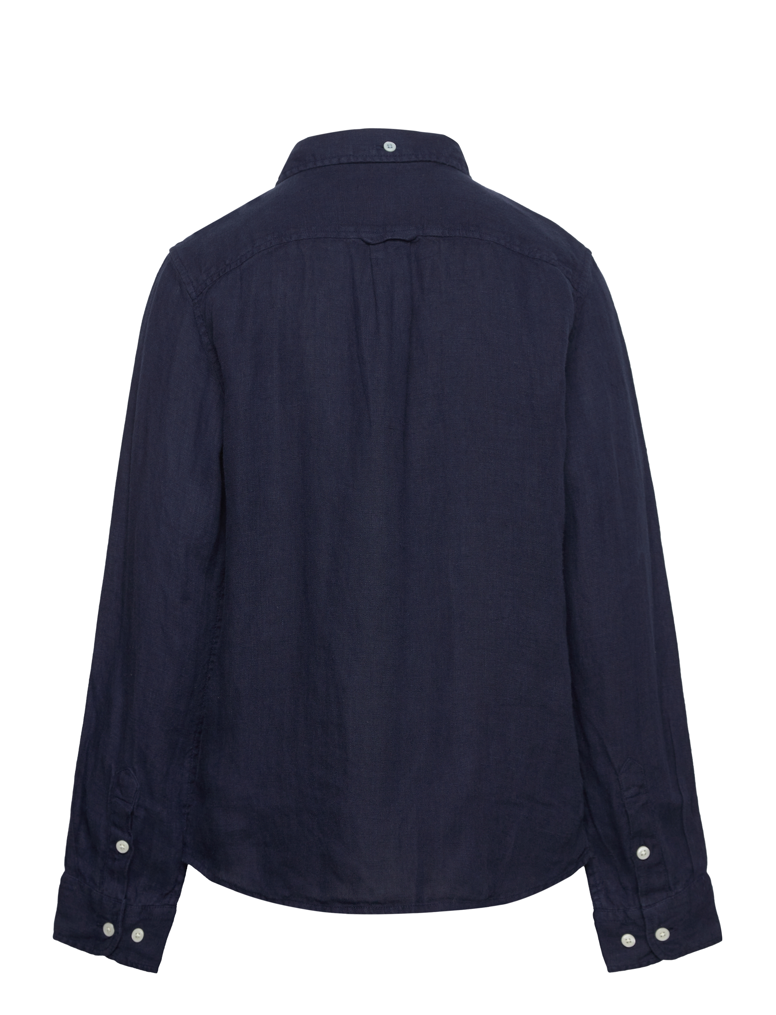 GANT - LINEN LS BD SHIRT - marine - 1