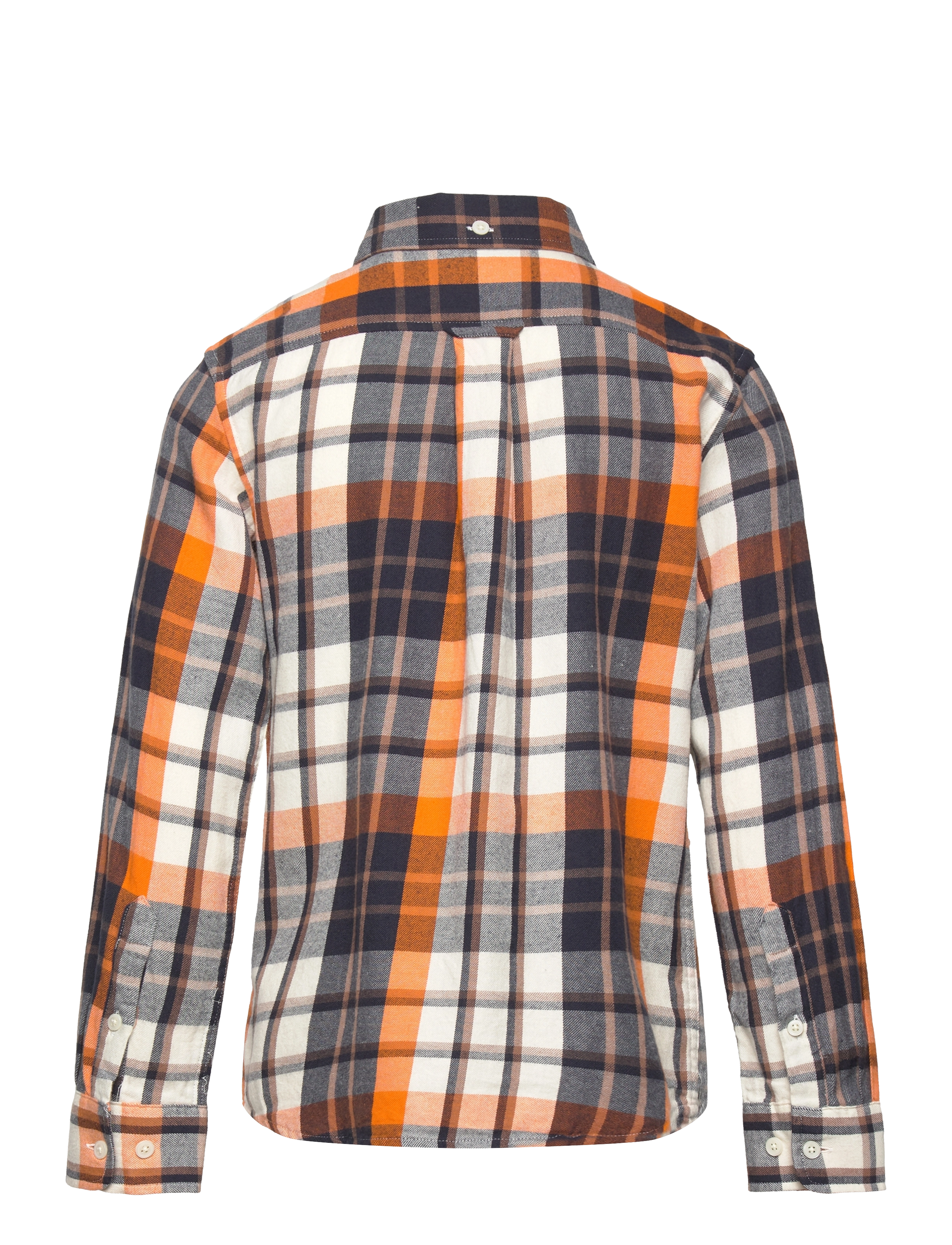 GANT - CHECKED SHIELD LS SHIRT - cocoa brown - 1