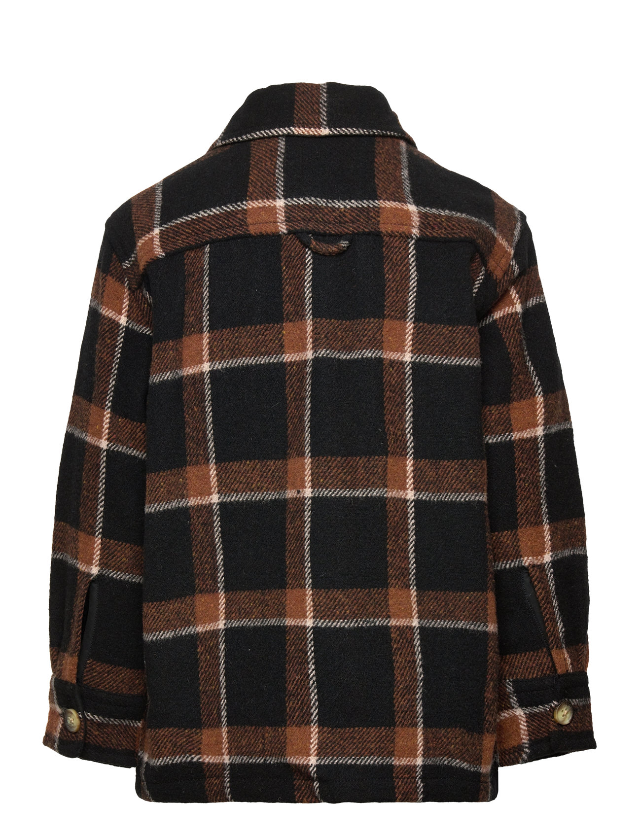 GANT - CHECKED SHIELD OVERSHIRT - black - 1