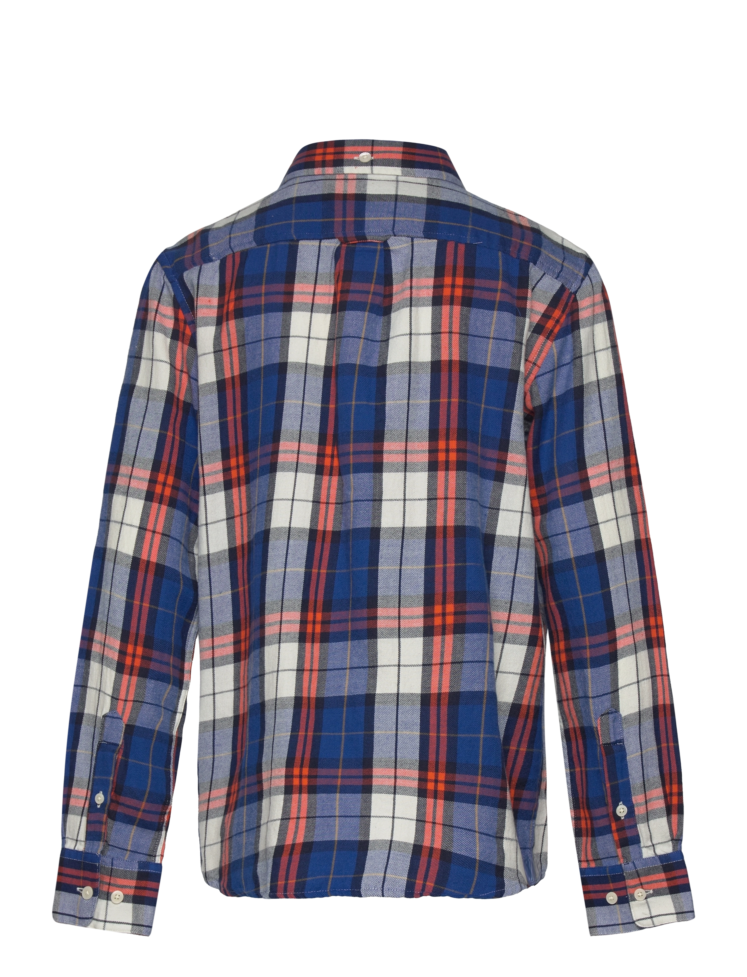 GANT - REG. CHECK FLANNEL SHIRT - bold blue - 1