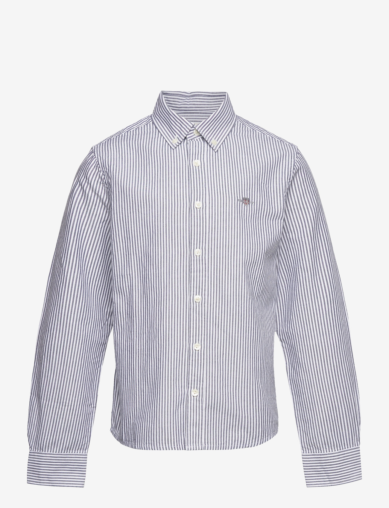 GANT - OXFORD STRIPED B.D. SHIRT - langärmlige hemden - persian blue - 0