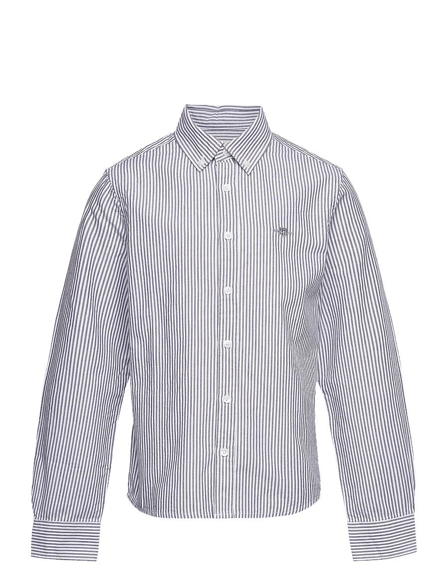 Gant - OXFORD STRIPED B.D. SHIRT - overhemden met lange mouwen - persian blue - 0