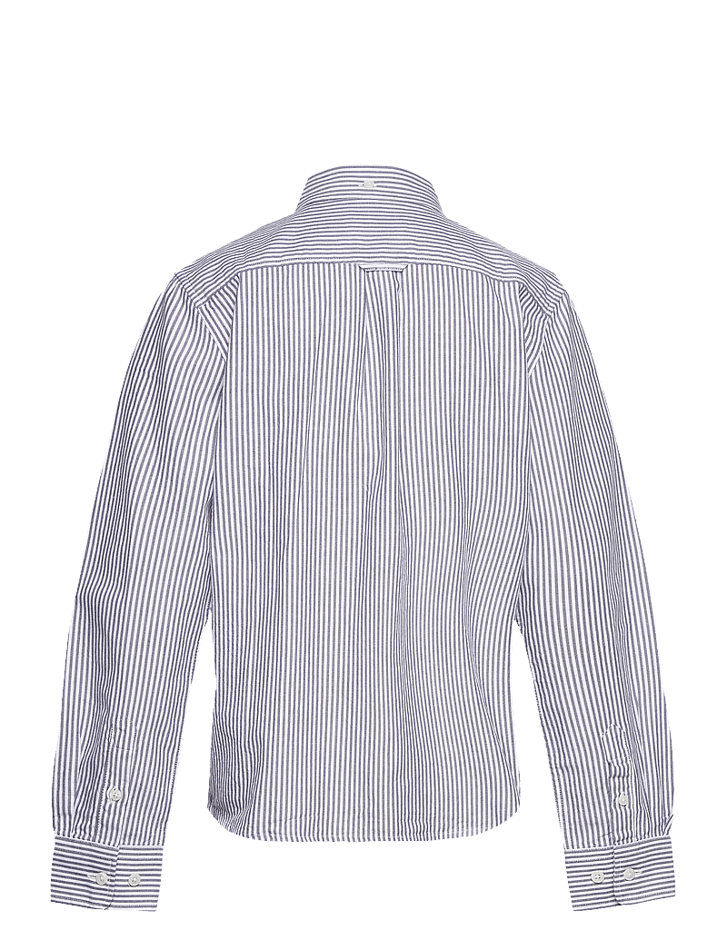GANT - OXFORD STRIPED B.D. SHIRT - langärmlige hemden - persian blue - 1