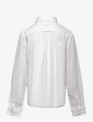 GANT - REG. LINEN LS BD SHIRT - langærmede skjorter - white - 1