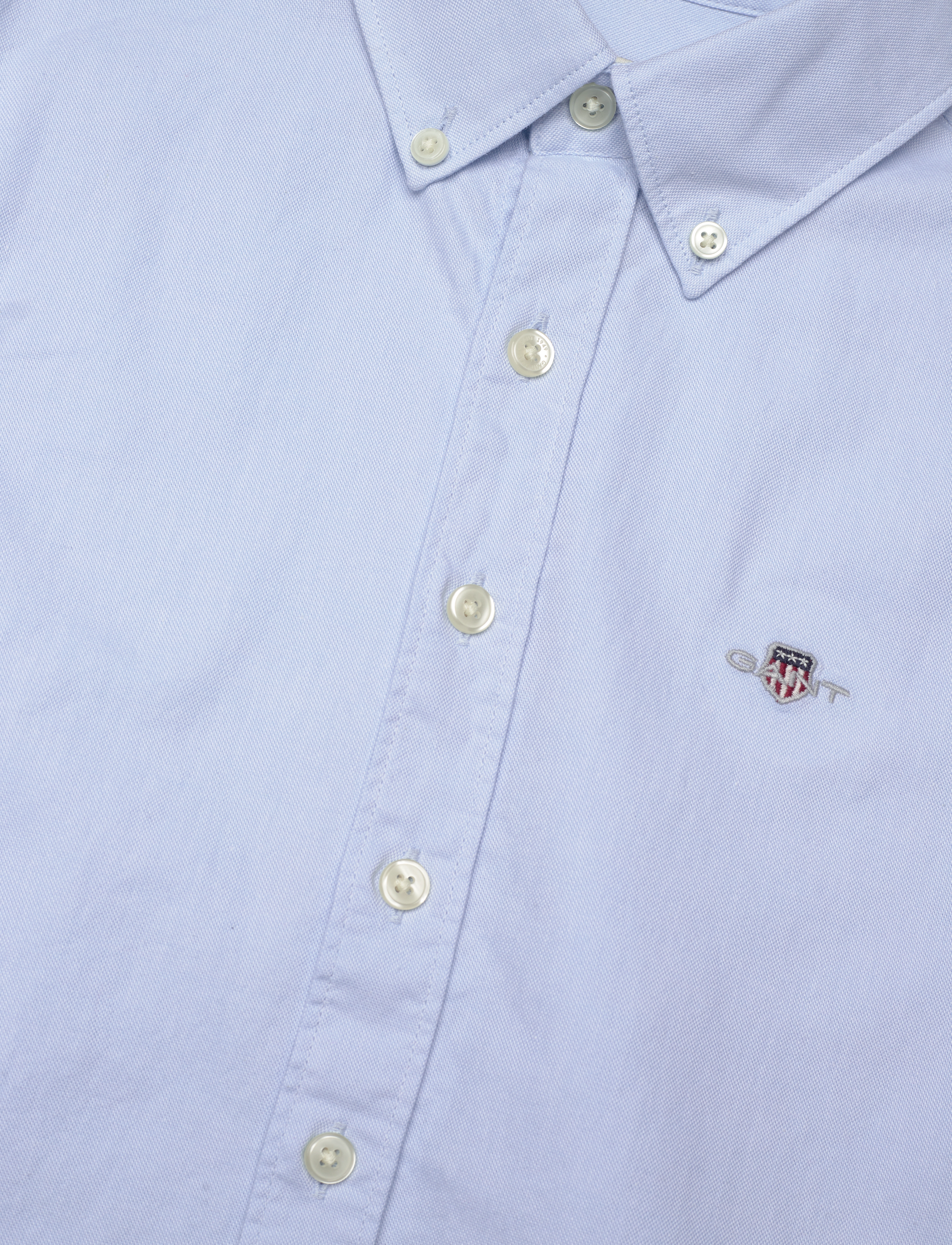 Gant - REG SS OXFORD B.D SHIRT - capri blue - 2