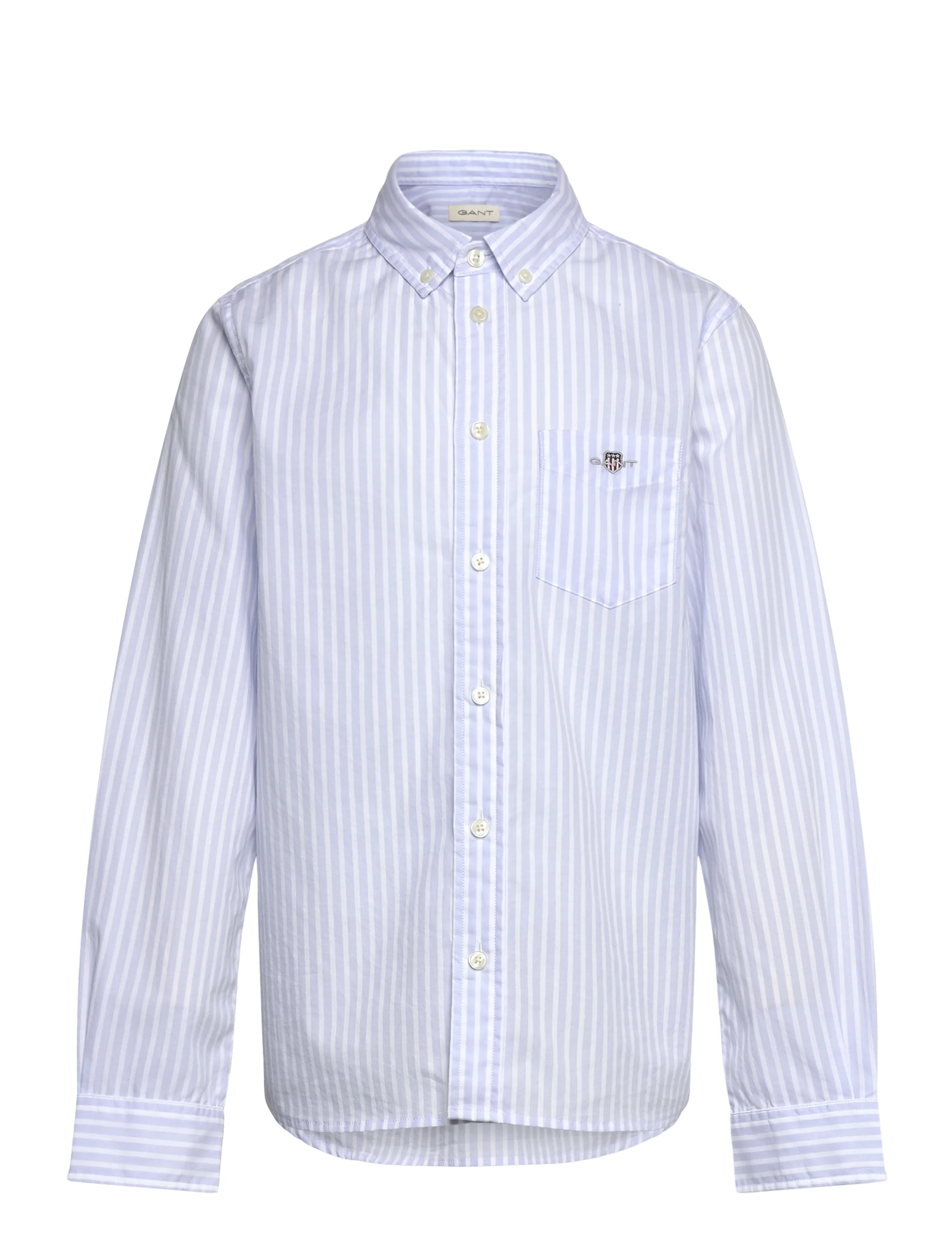 GANT STRIPED SHIELD POPLIN SHIRT - Skjorter - LIGHT BLUE / blue
