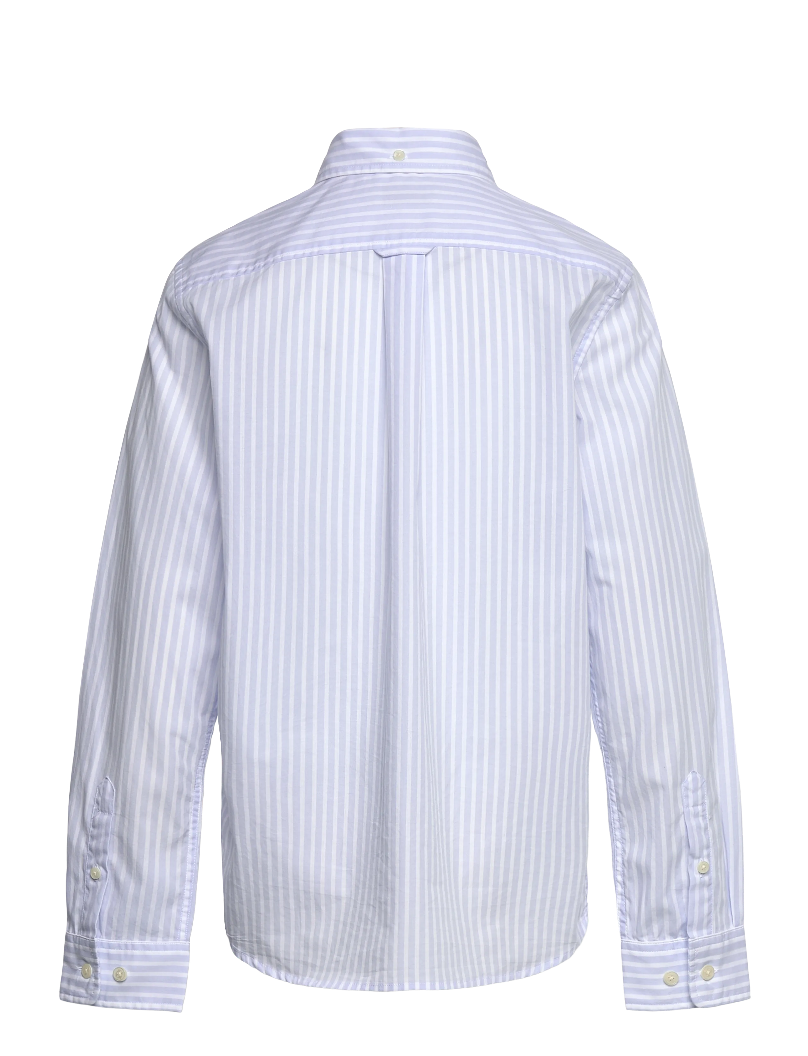 Gant - STRIPED SHIELD POPLIN SHIRT - langärmlige hemden - light blue - 1
