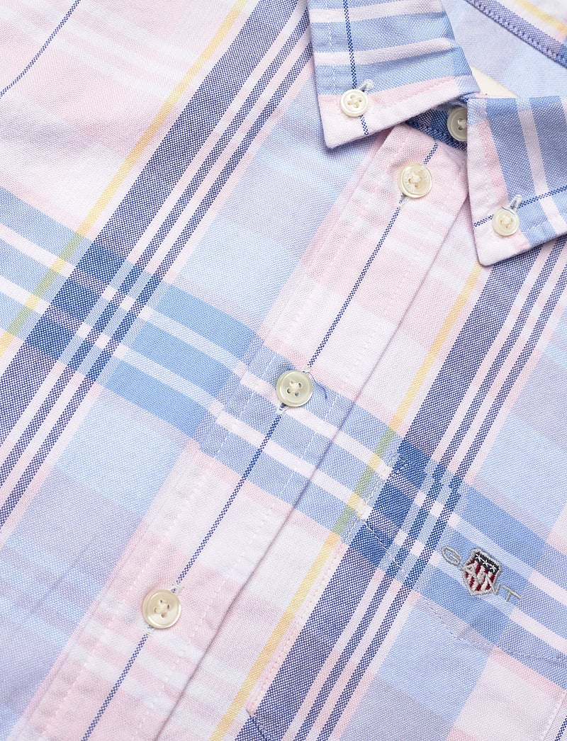 Gant - CHECKED OXFORD BD LS SHIRT - chemises à manches longues - light pink - 2