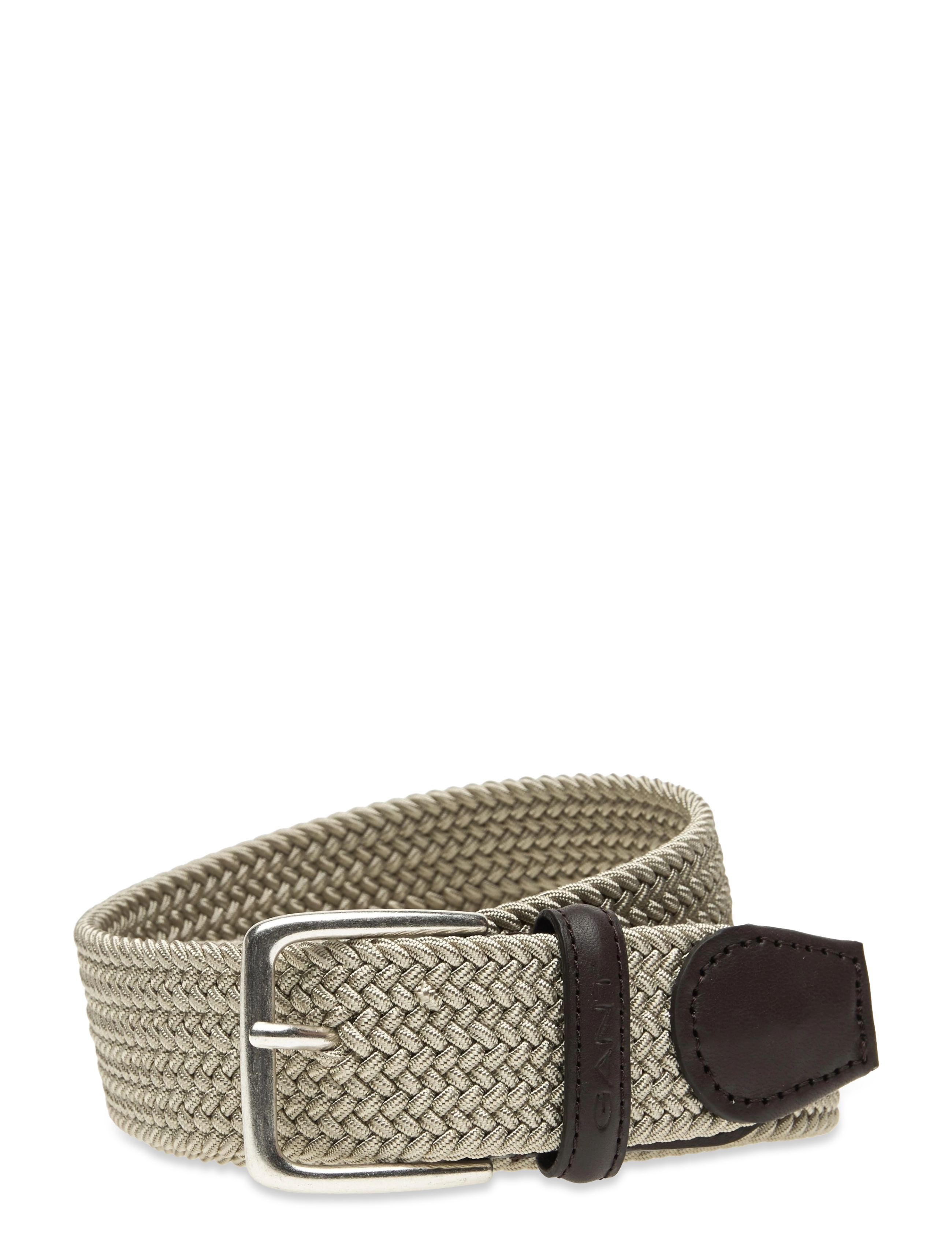 ELASTIC BRAID BELT - DRY SAND
