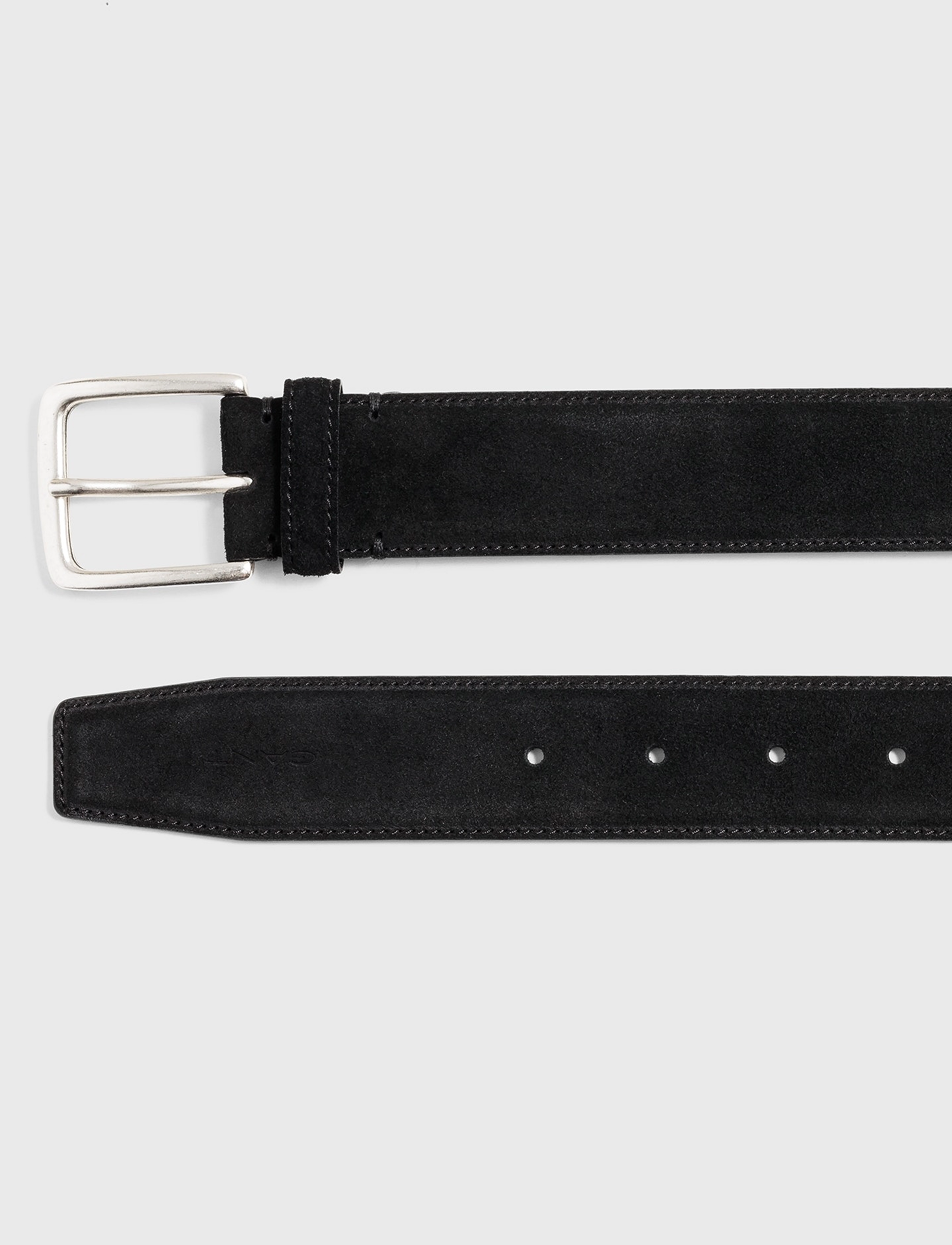 GANT - CLASSIC SUEDE BELT - black - 3