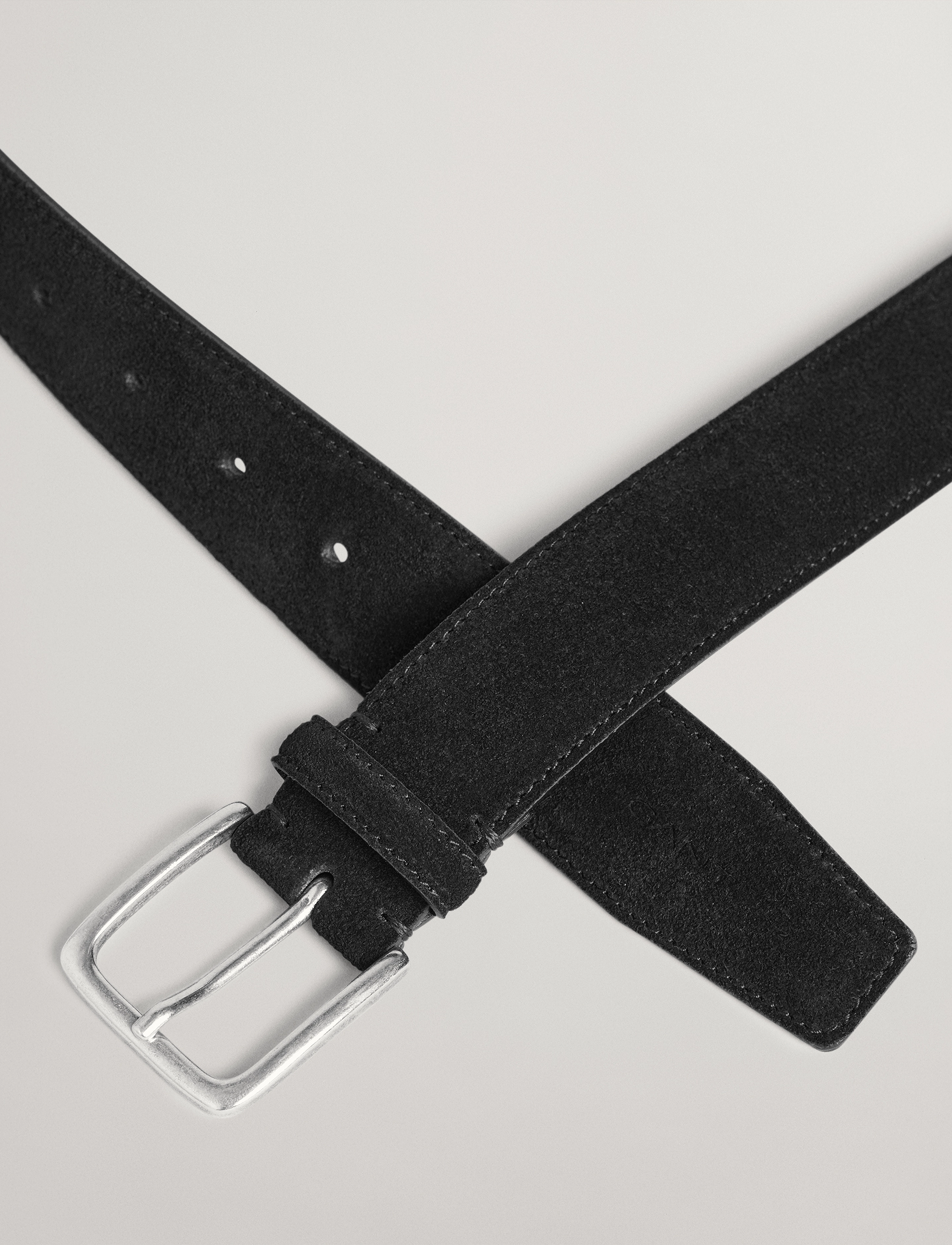 GANT - CLASSIC SUEDE BELT - black - 5