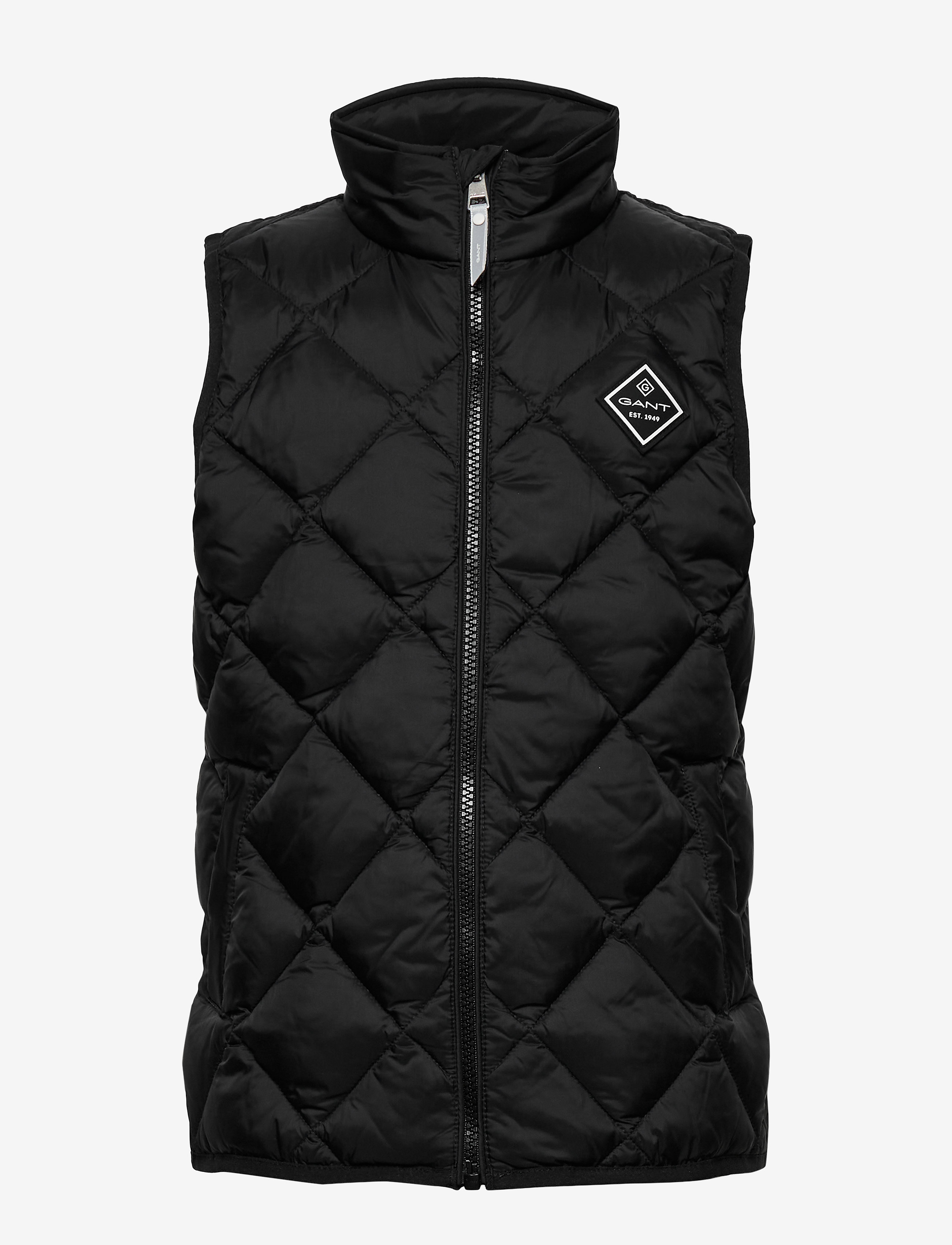 GANT - D1. DIAMOND PUFFER VEST - black - 1