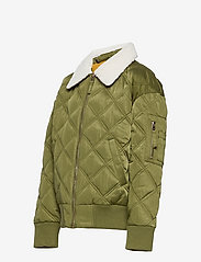 GANT - D2. QUILTED AVIATOR JACKET - quilted jackets - olive branch green - 1