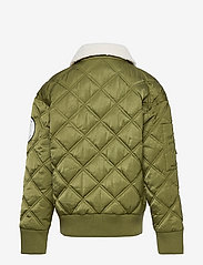 GANT - D2. QUILTED AVIATOR JACKET - dygsniuotosios striukės - olive branch green - 3