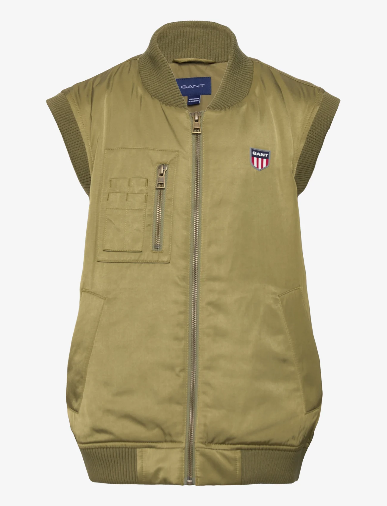 GANT - D1. RETRO SHIELD VEST - lapset - utility green - 0